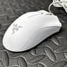 White Razer DeathAdder Essential Gaming Mouse | Wired | Tested Working