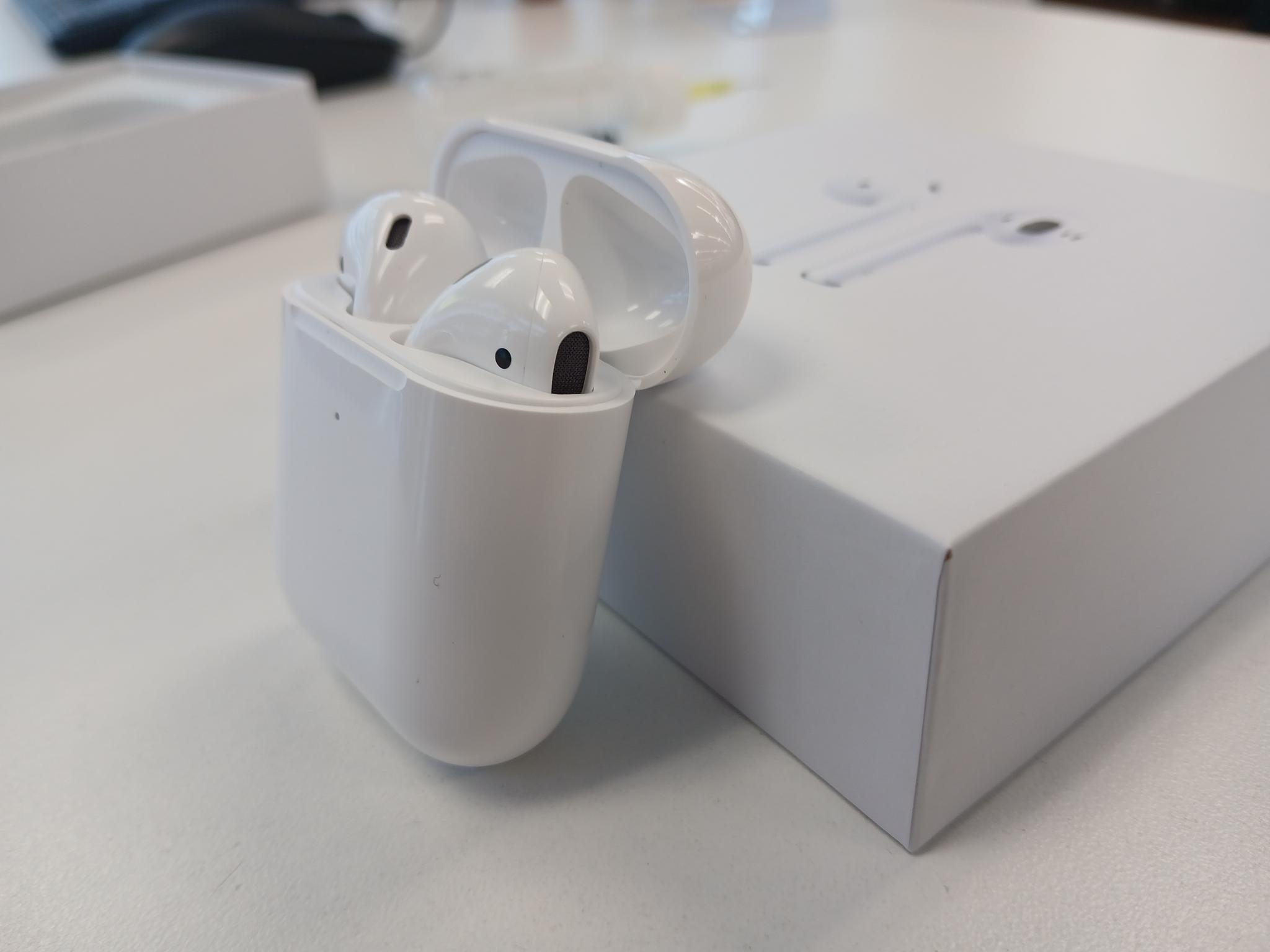 Airpods original packaging, charger and manual