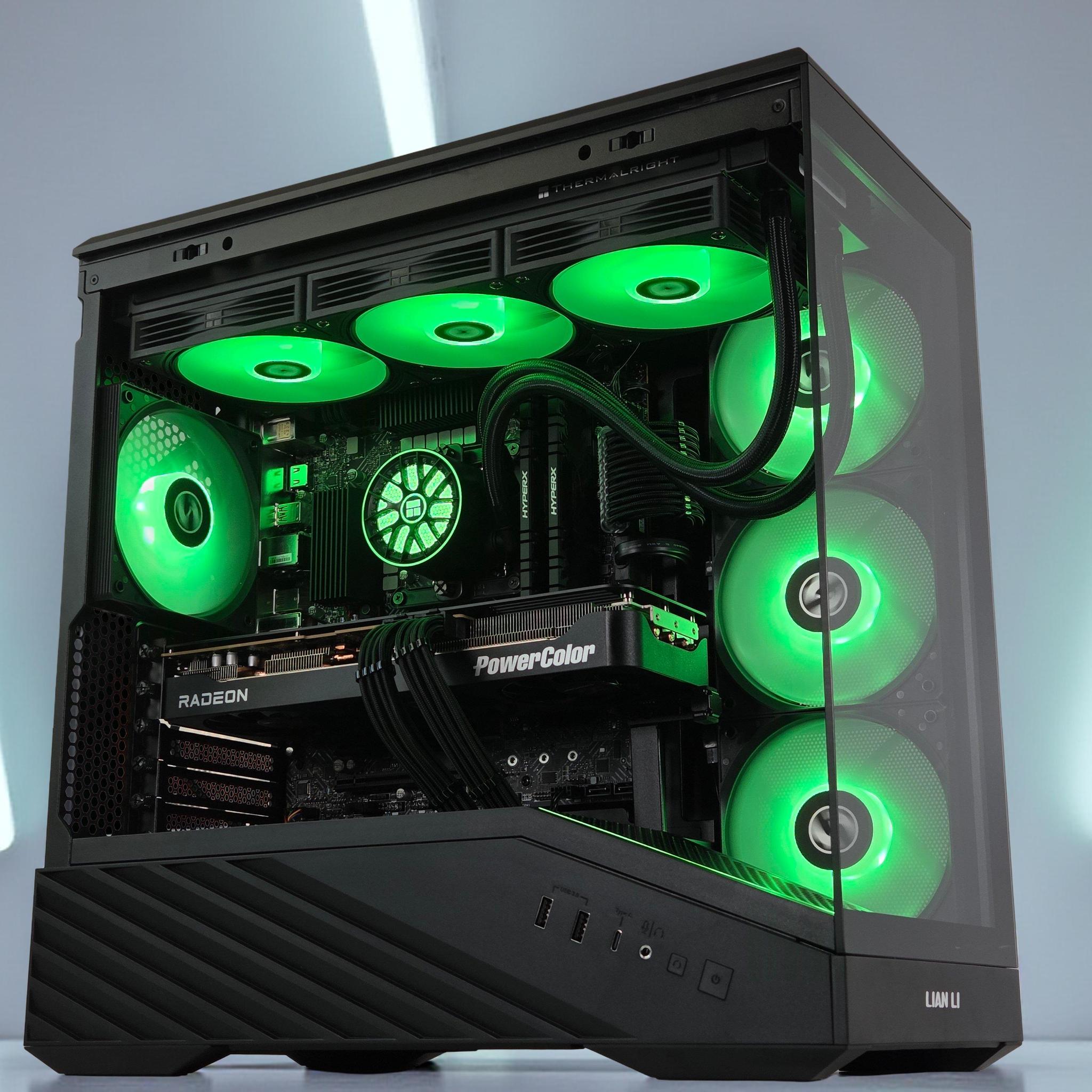 🖤Darkstar◼️Liquid Cooled Gaming PC◼️AMD RX 9060 XT 16GB◼️AMD Ryzen 7 5800X◼️32GB DDR4◼️1TB NVME