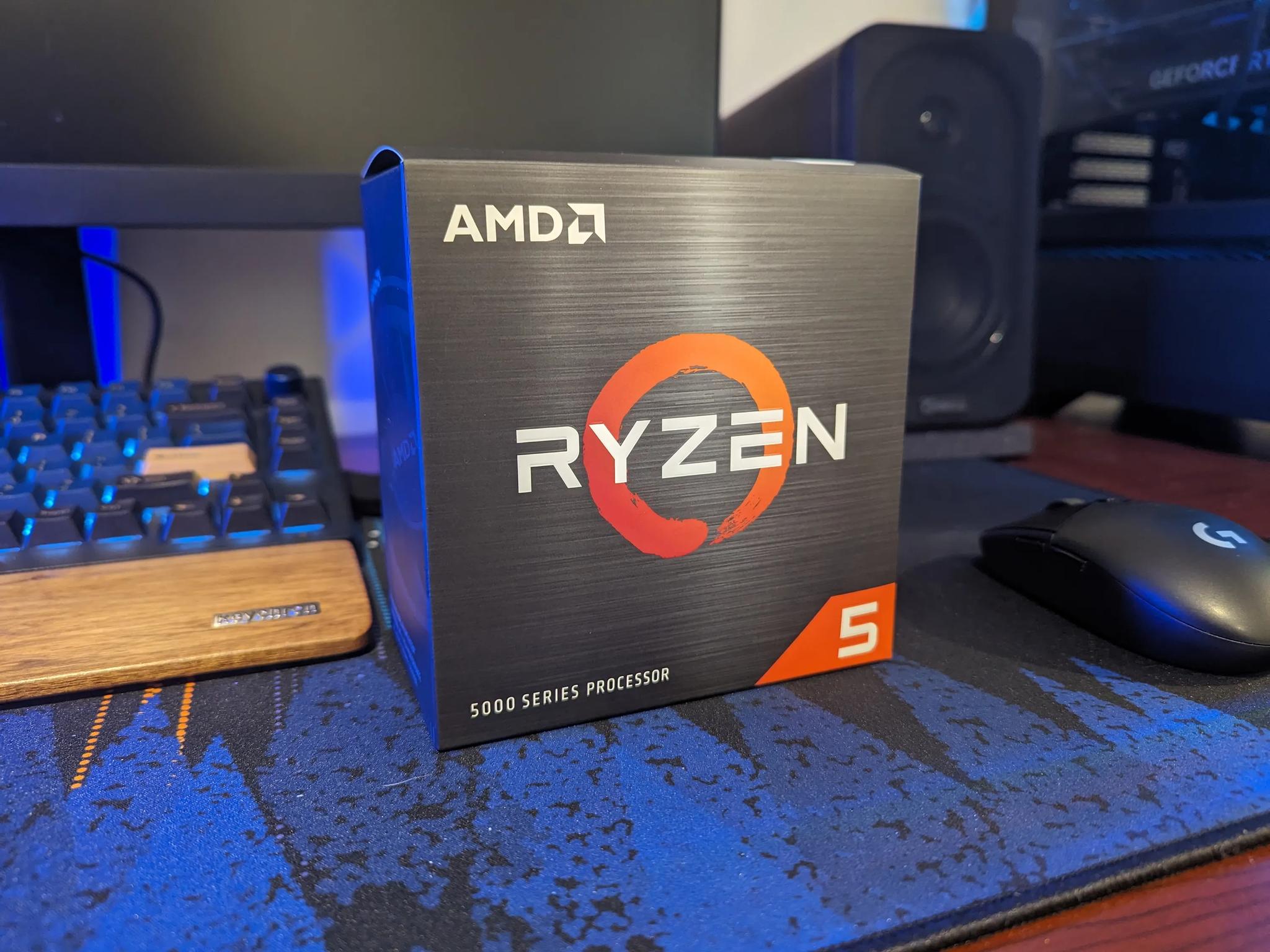 AMD Ryzen 5 5600X CPU: 6 core 12 thread processor 4.6GHz Max Boost, original box and cooler included