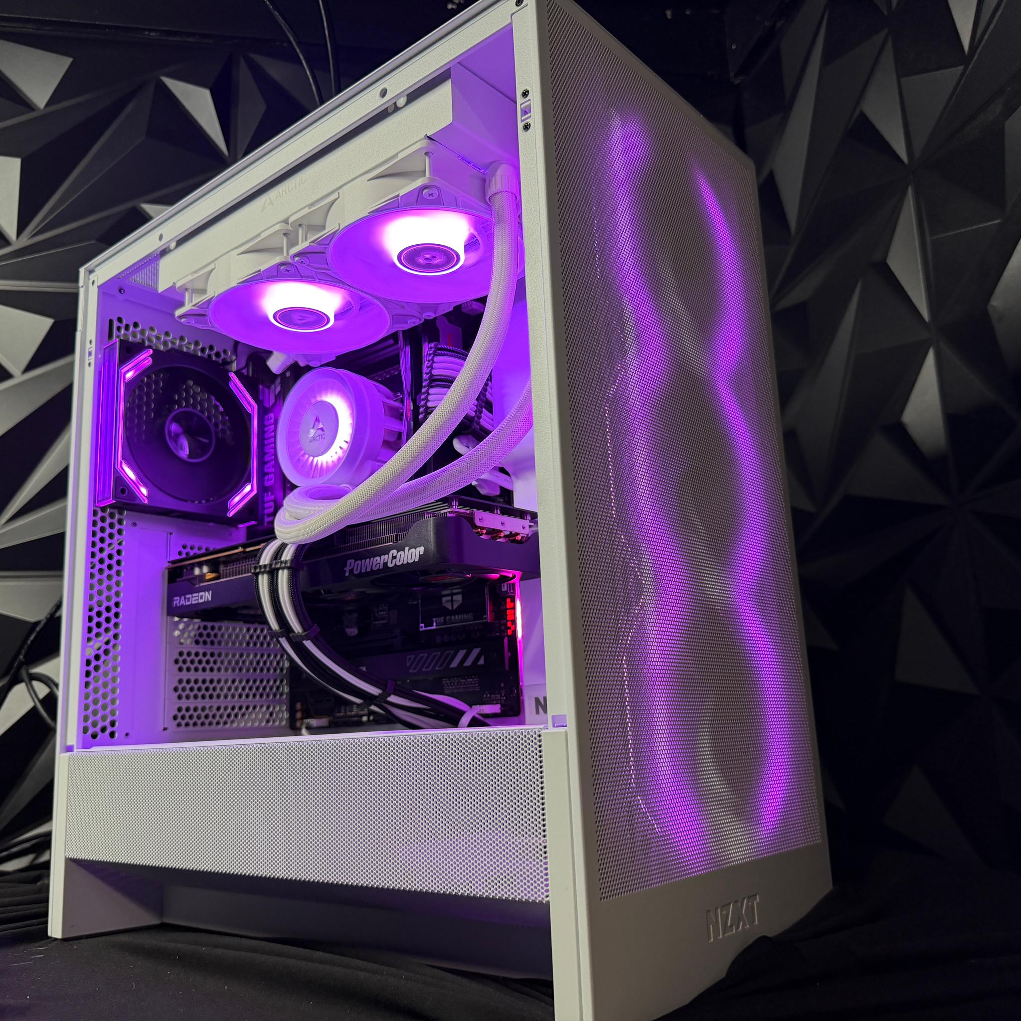 🖤🤍 BLACK HEART 🤍🖤 Ryzen 9 7900X| 9070 XT| 32 GB DDR5| 2.5 TB NVMe| 850W Gold PSU