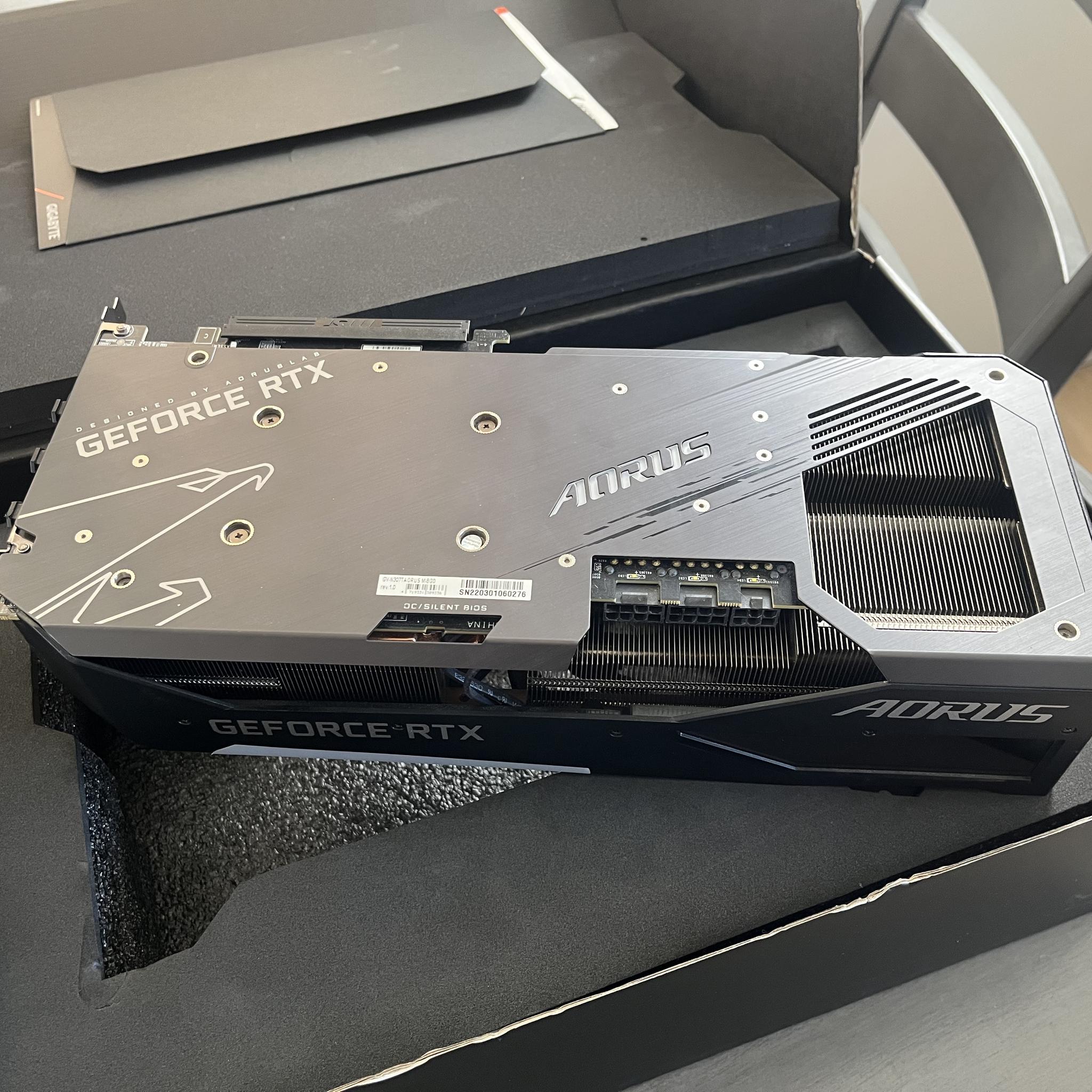 Gigabyte AORUS GeForce RTX 3070 Ti MASTER 8G