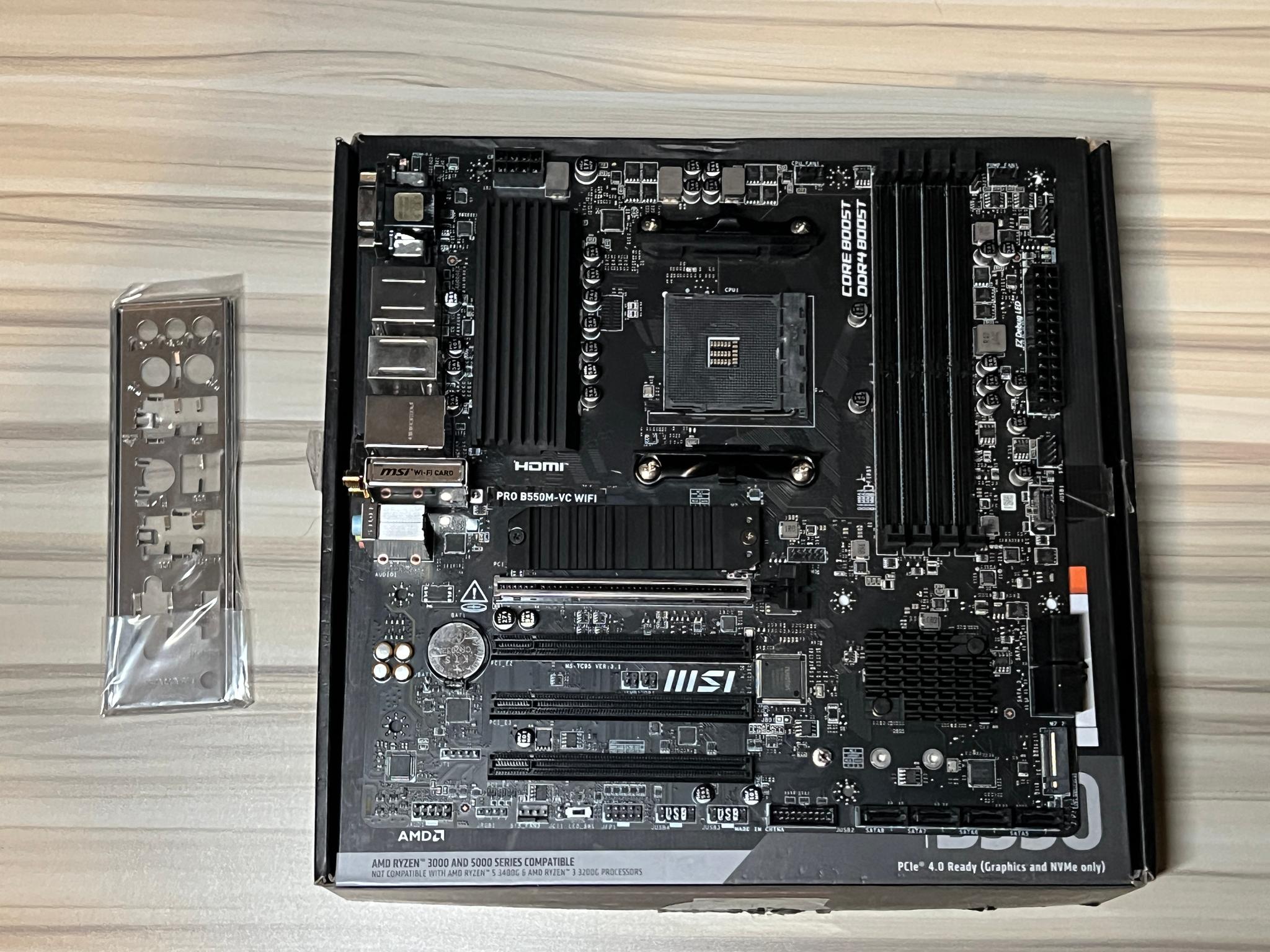 MSI Pro B550M-VC Wifi **Open Box**