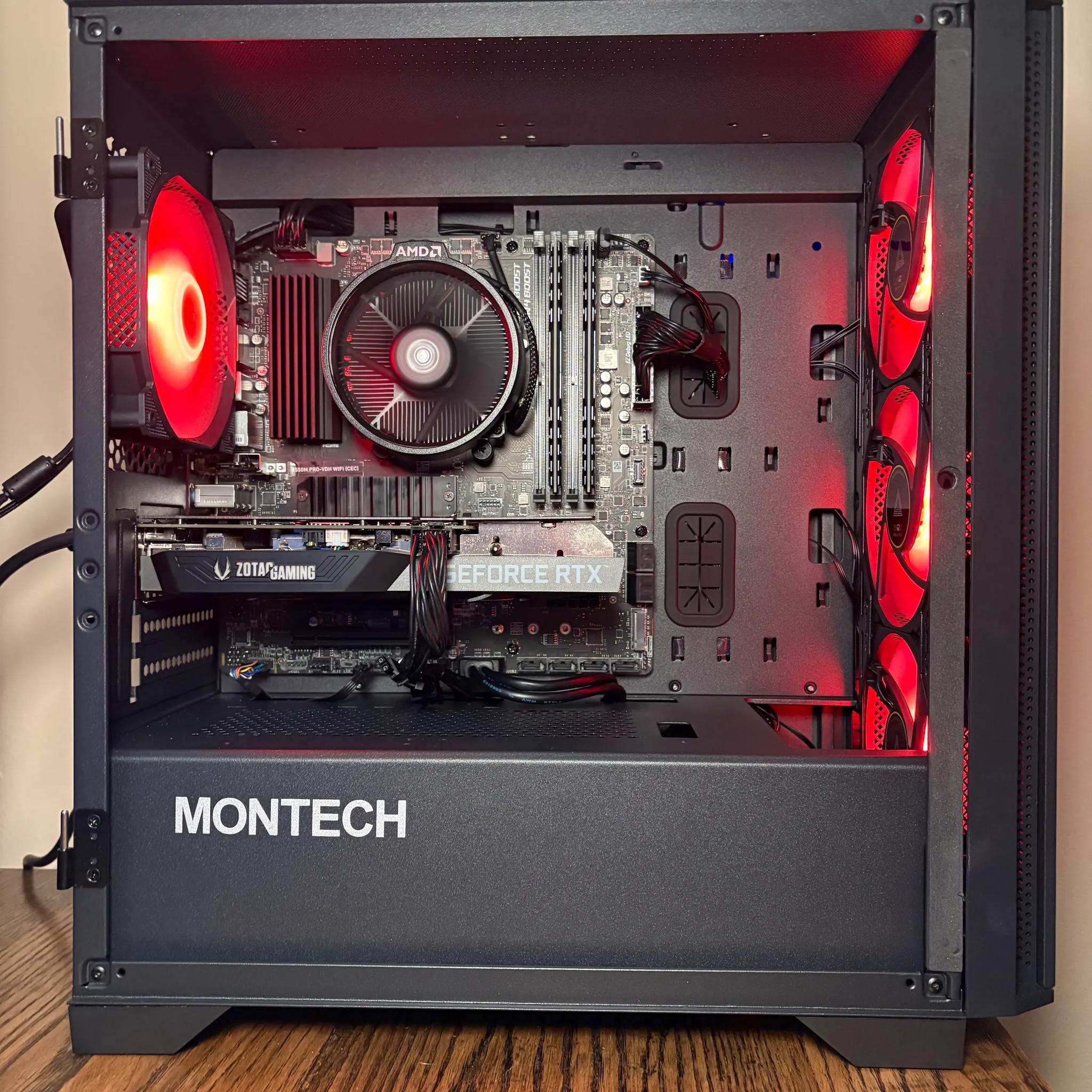 Gaming PC | 3060 12gb | Ryzen 5 3600 | Montech Air 100 | Wifi & Ethernet | Air Cooled | Fortnite