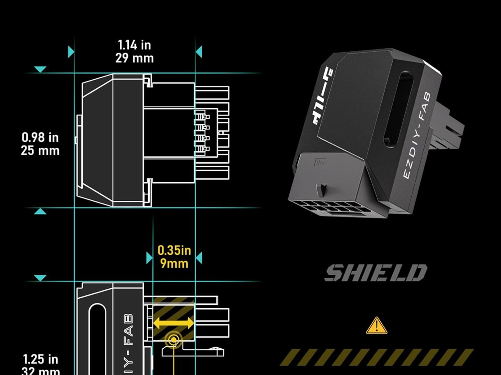 EZDIY-FAB PCIe 5.1 12V-2x6 GPU Adapter 600W 16 Pin 12VHPWR RVS RTX 5080 5070 Ti 4090