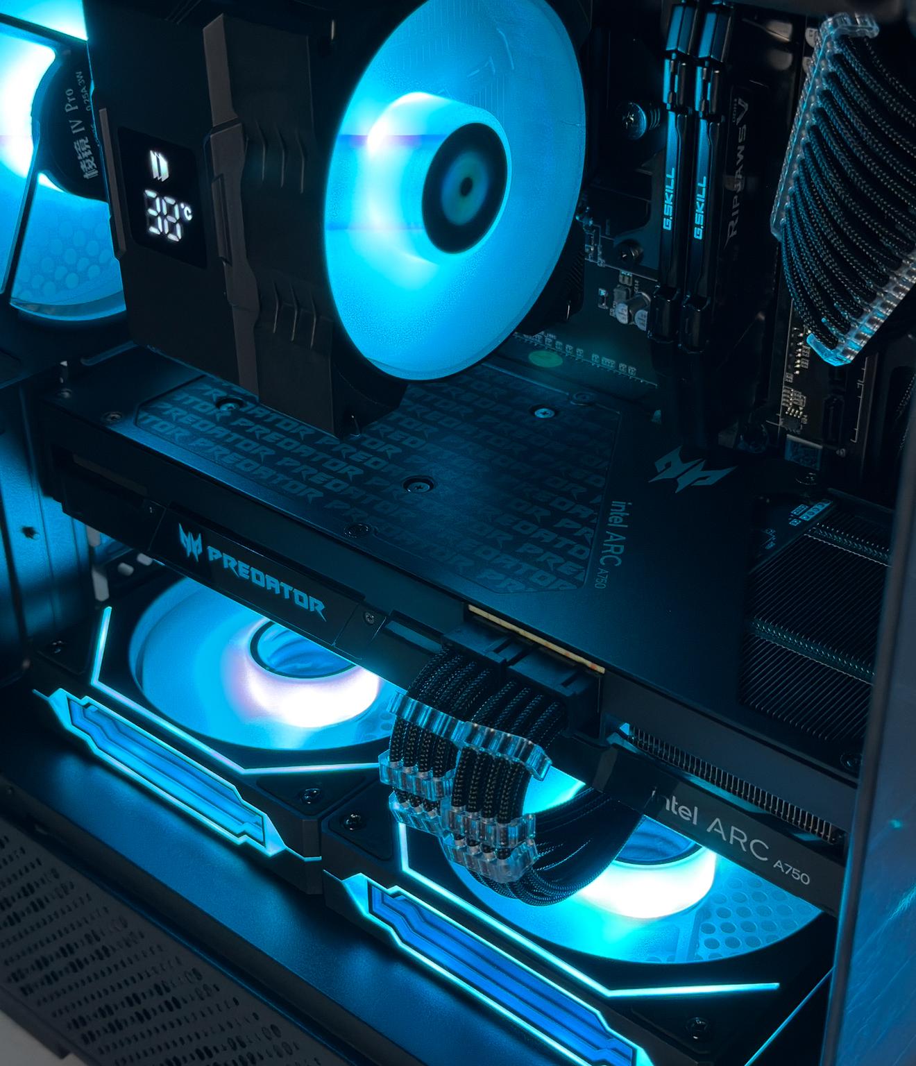 ▪️SHADOW CORE▪️ 1080p/1440p |  INTEL ARC A750 | RYZEN 5 3600 | 16GB DDR4 3200MHZ | 1TB M....