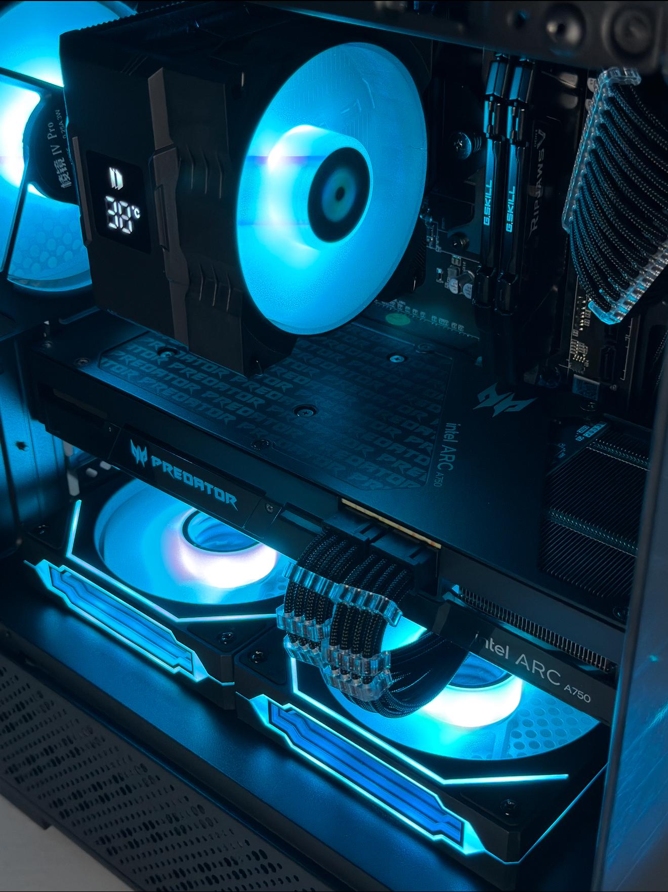 ▪️SHADOW CORE▪️ 1080p/1440p |  INTEL ARC A750 | RYZEN 5 3600 | 16GB DDR4 3200MHZ | 1TB M....