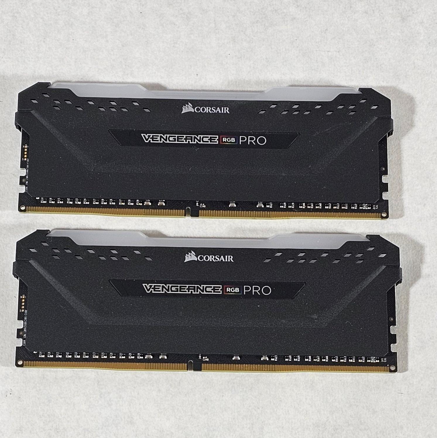 32GB DDR4 (2x16GB) C18 3600MHz CORSAIR VENGEANCE RGB PRO RAM Memory