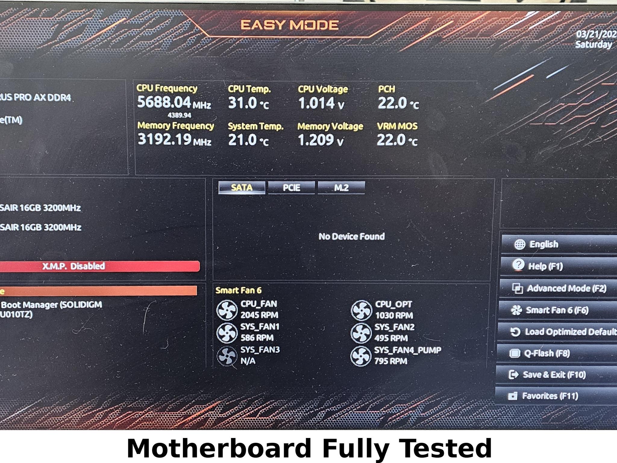 Gigabyte B660M AORUS PRO AX LGA1700 WIFI DDR4 Motherboard