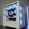 🤍AESTHETIC MACHINE🤍 💚 RTX 4060ti 8GB 💙 Intel I5 12600KF 10 Cores | 32GB DDR5 | 2TB 7000mhz NVME