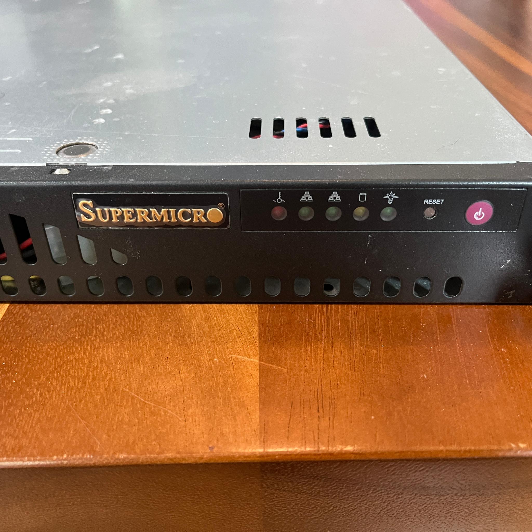 Supermicro CSE-512 1U Rack Mount Chassis 14.5" Mini ATX w 260W Power Supply