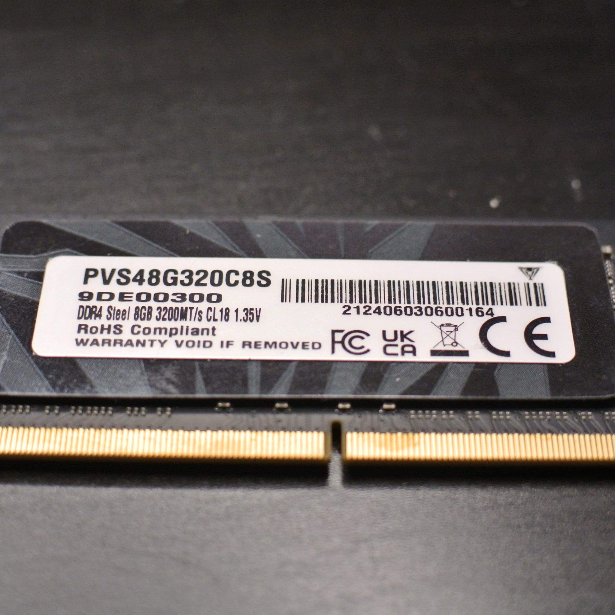 Viper Steel 8GB 3200MT/s DDR4 SODIMM RAM Memory Module