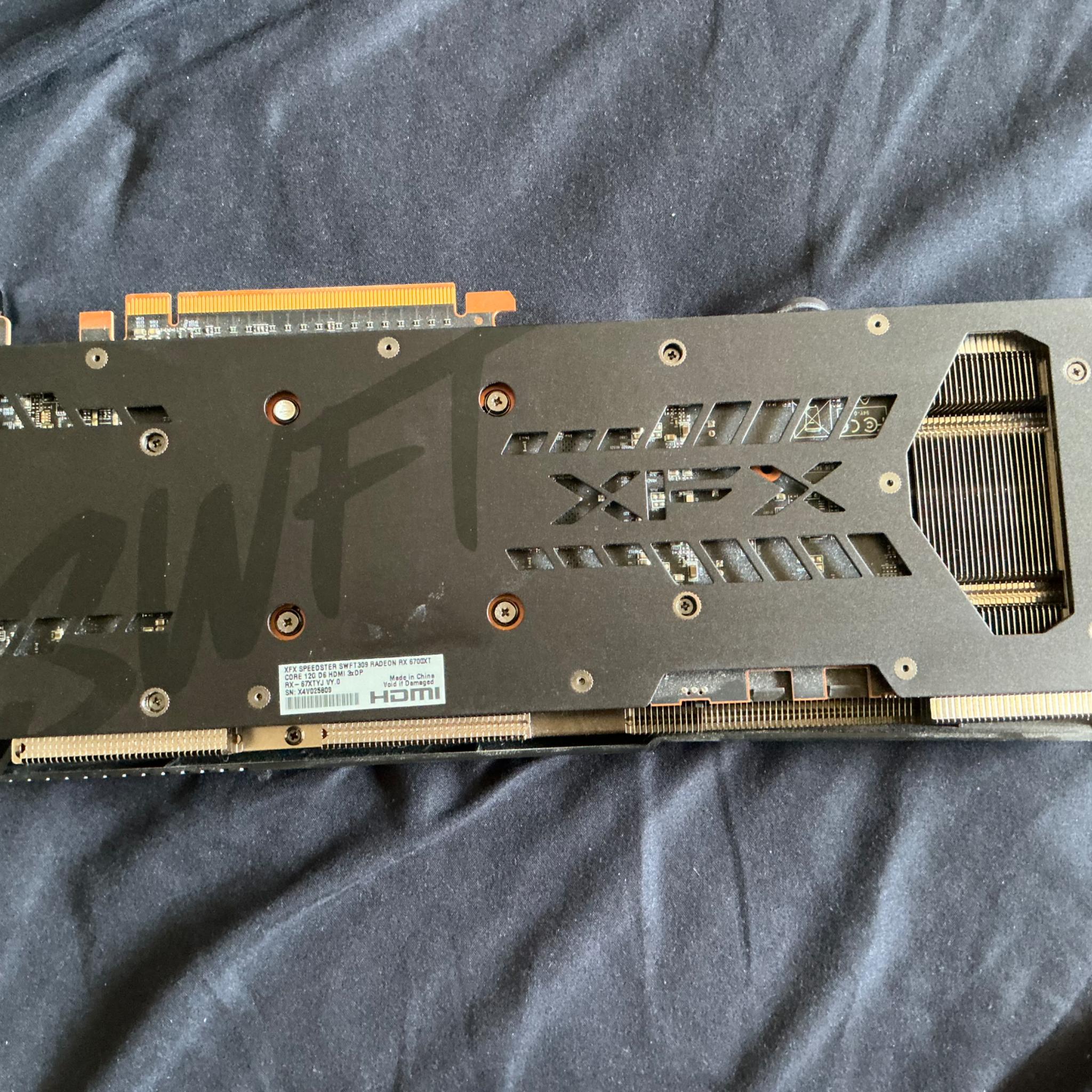 XFX SPEEDSTER SWFT 309 AMD Radeon™ RX 6700 XT CORE Gaming Graphics Card with 12GB GDDR6