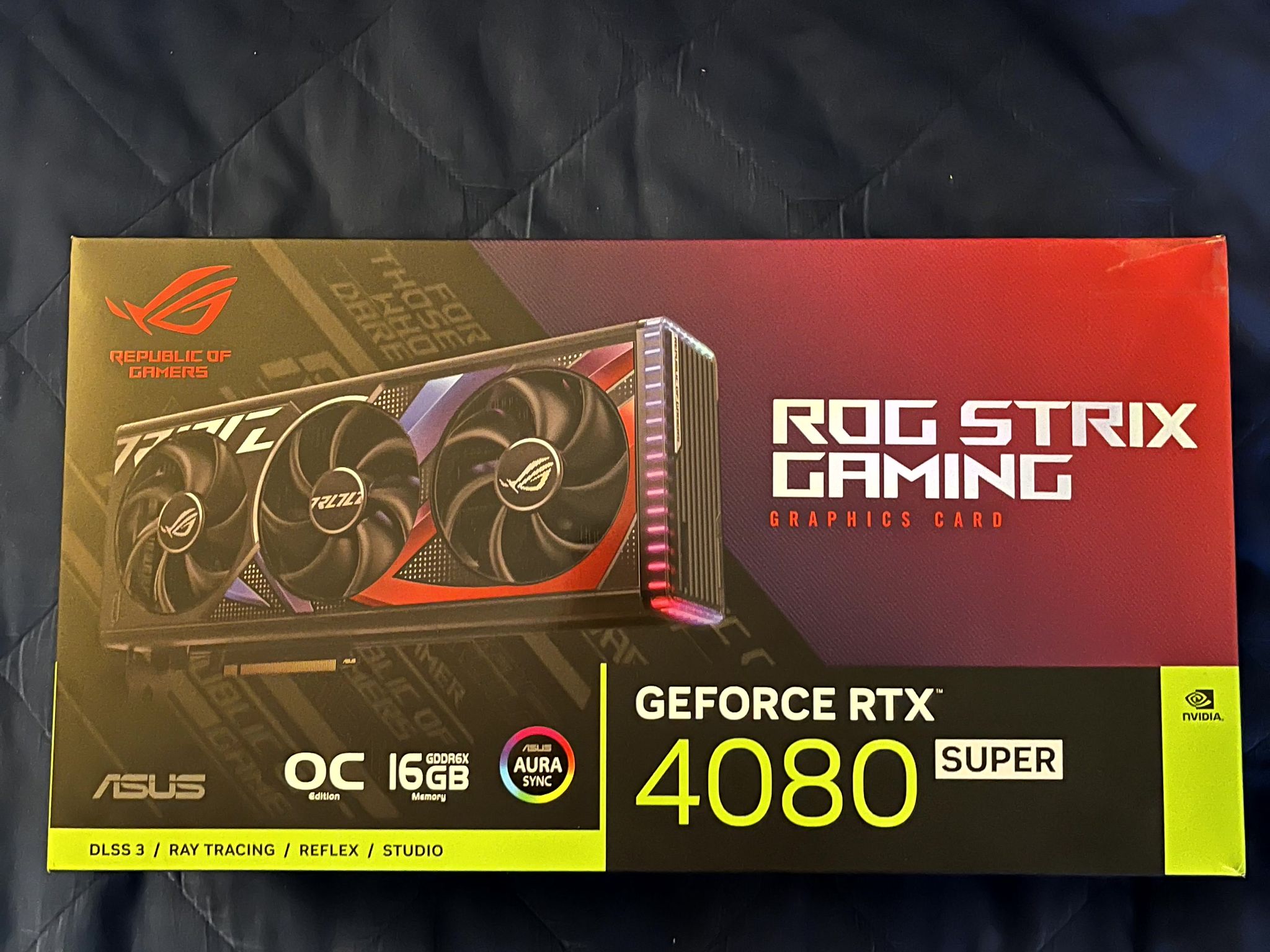 RTX™ 4080 SUPER OC Edition 16GB - (ROG Strix GeForce RTX™ 4080 SUPER 16GB GDDR6X OC Edition)