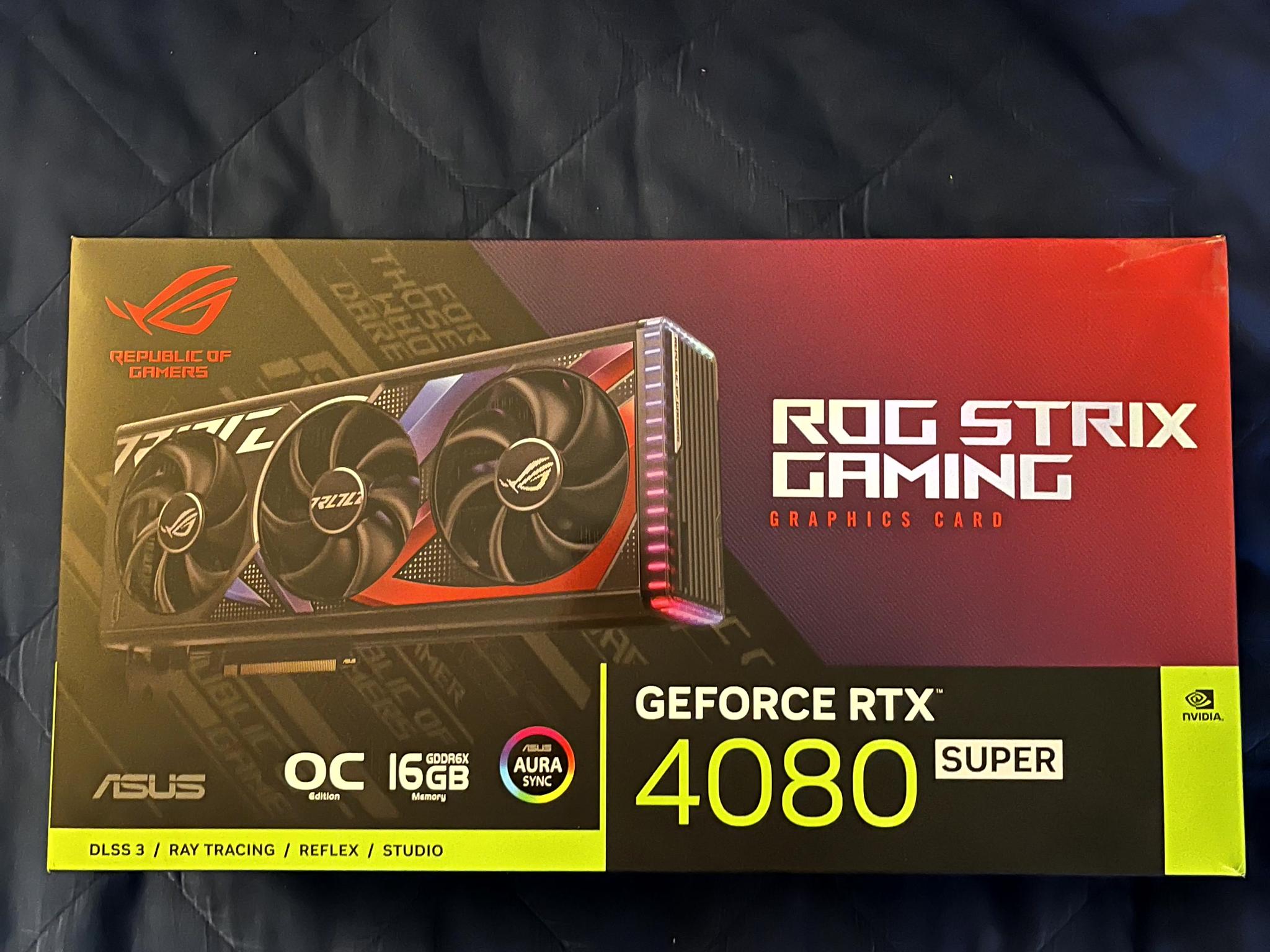 RTX™ 4080 SUPER OC Edition 16GB - (ROG Strix GeForce RTX™ 4080 SUPER 16GB GDDR6X OC Edition)