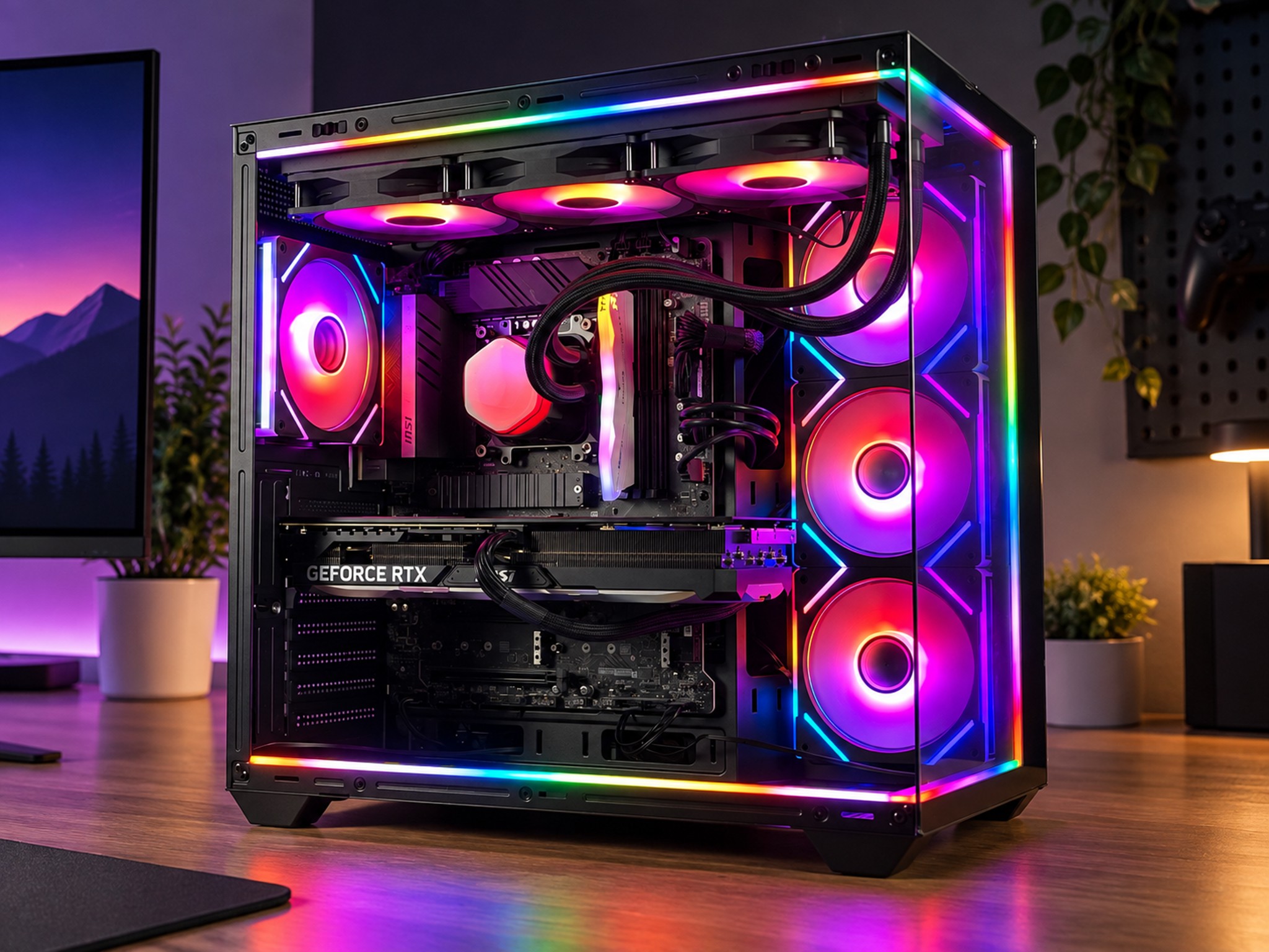 💜⚡AMETHYST Gaming PC | RTX 4070 Ti | i7-14700K | 48GB RAM | 1TB NVME | WiFi + BT | FREE SHIPPING