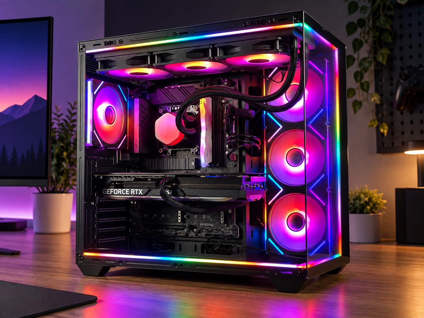 💜⚡AMETHYST Gaming PC | RTX 4070 Ti | i7-14700K | 48GB RAM | 1TB NVME | WiFi + BT | FREE SHIPPING