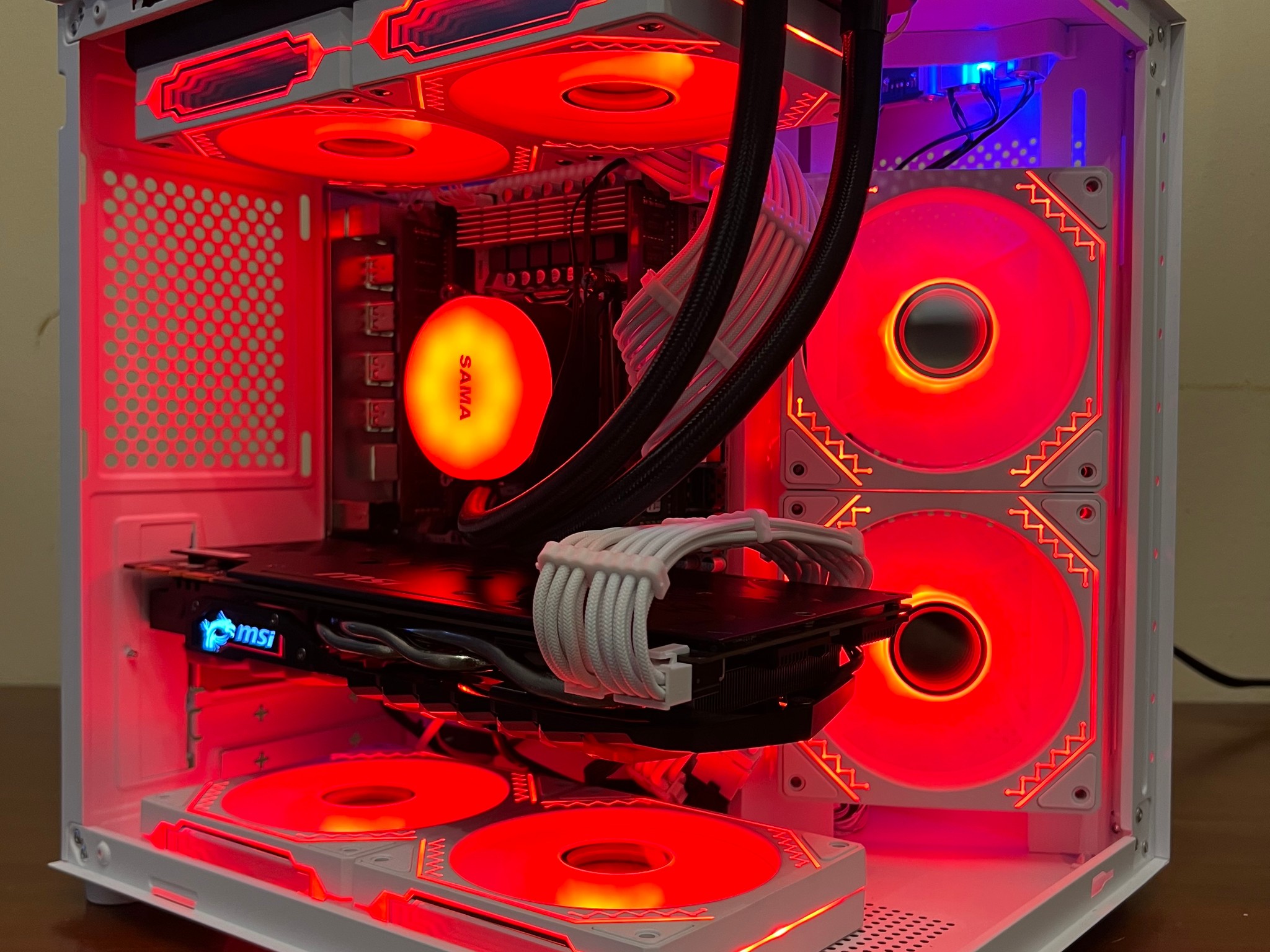 Water Cooled Intel 10 Core Gaming PC GTX 1070 1tb NVME SSD 16GB RAM WIFi WINDOWS 11 Pro