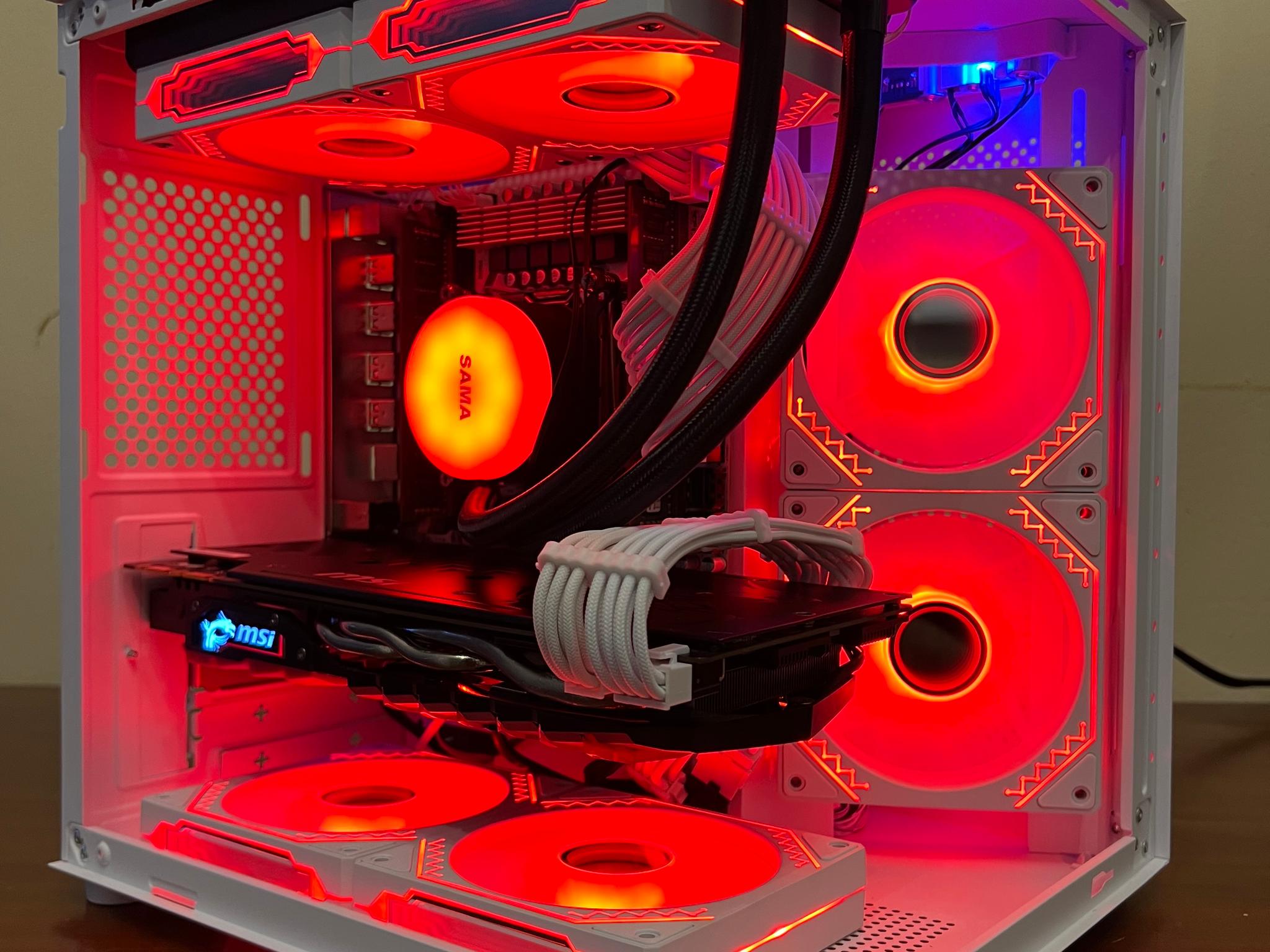 Water Cooled Intel 10 Core Gaming PC GTX 1070 1tb NVME SSD 16GB RAM WIFi WINDOWS 11 Pro
