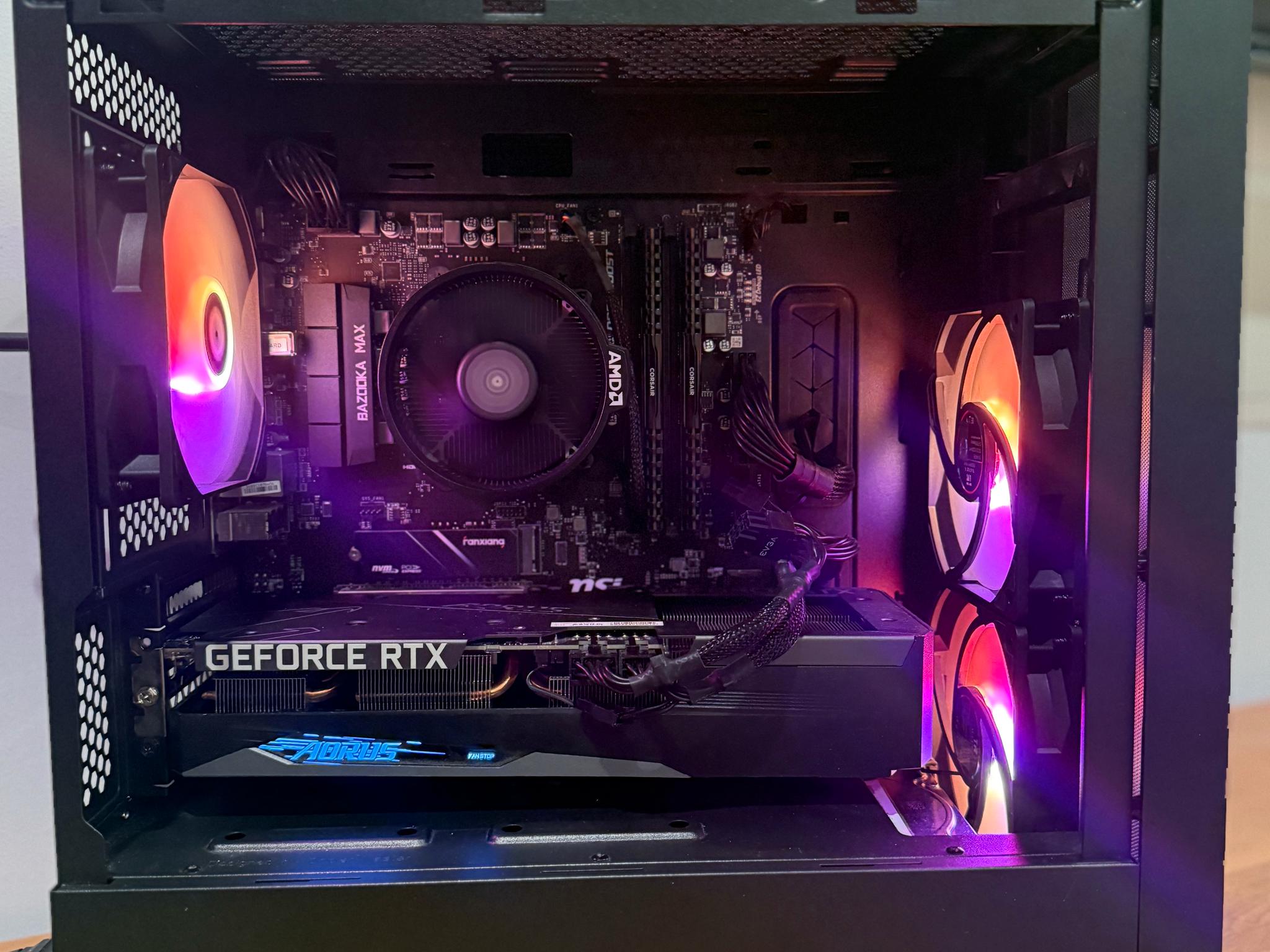Rtx 3060 Ryzen 5 3600 16gb DRR4 Ram 500gb SSD 2TB HDD