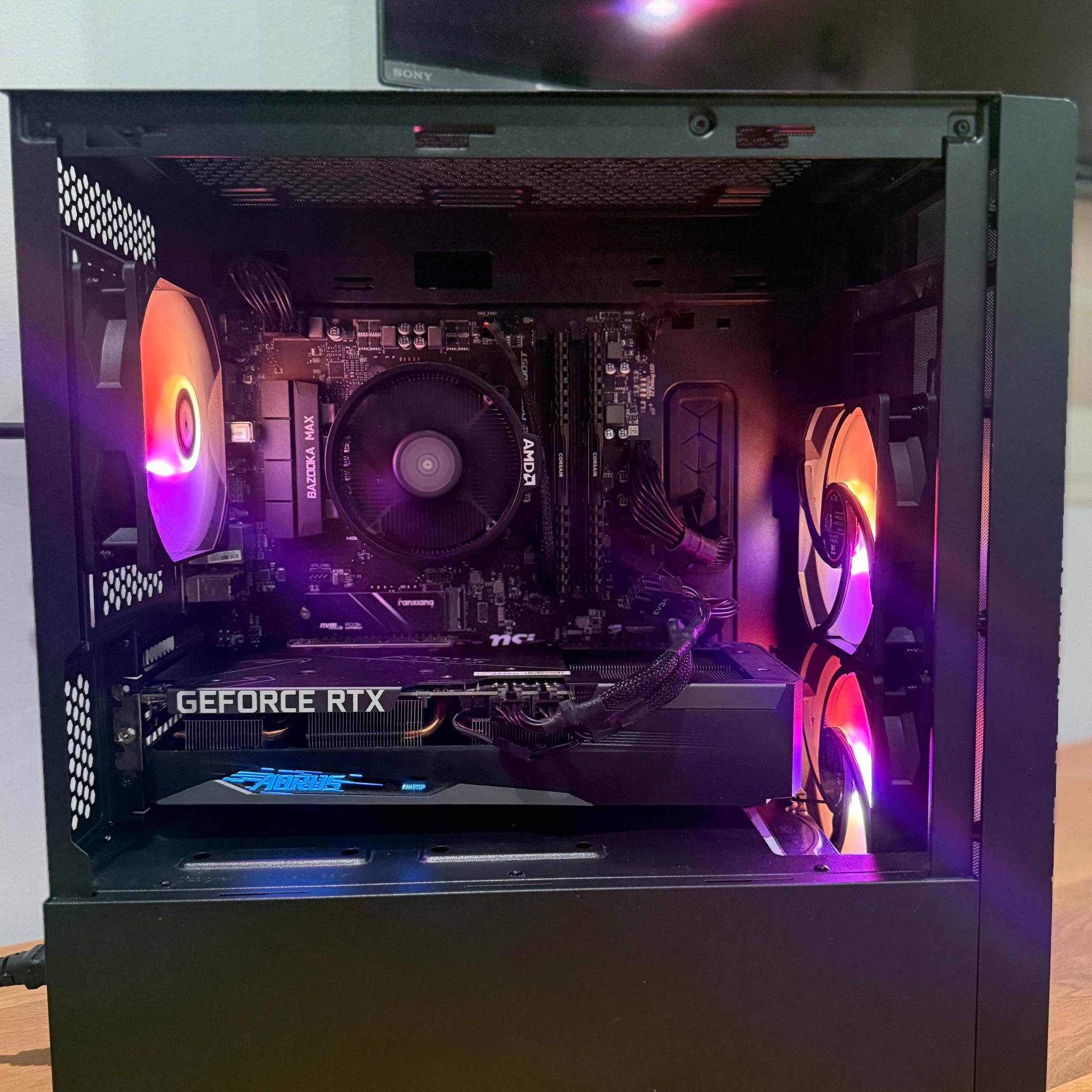 Rtx 3060 Ryzen 5 3600 16gb DRR4 Ram 500gb SSD 2TB HDD