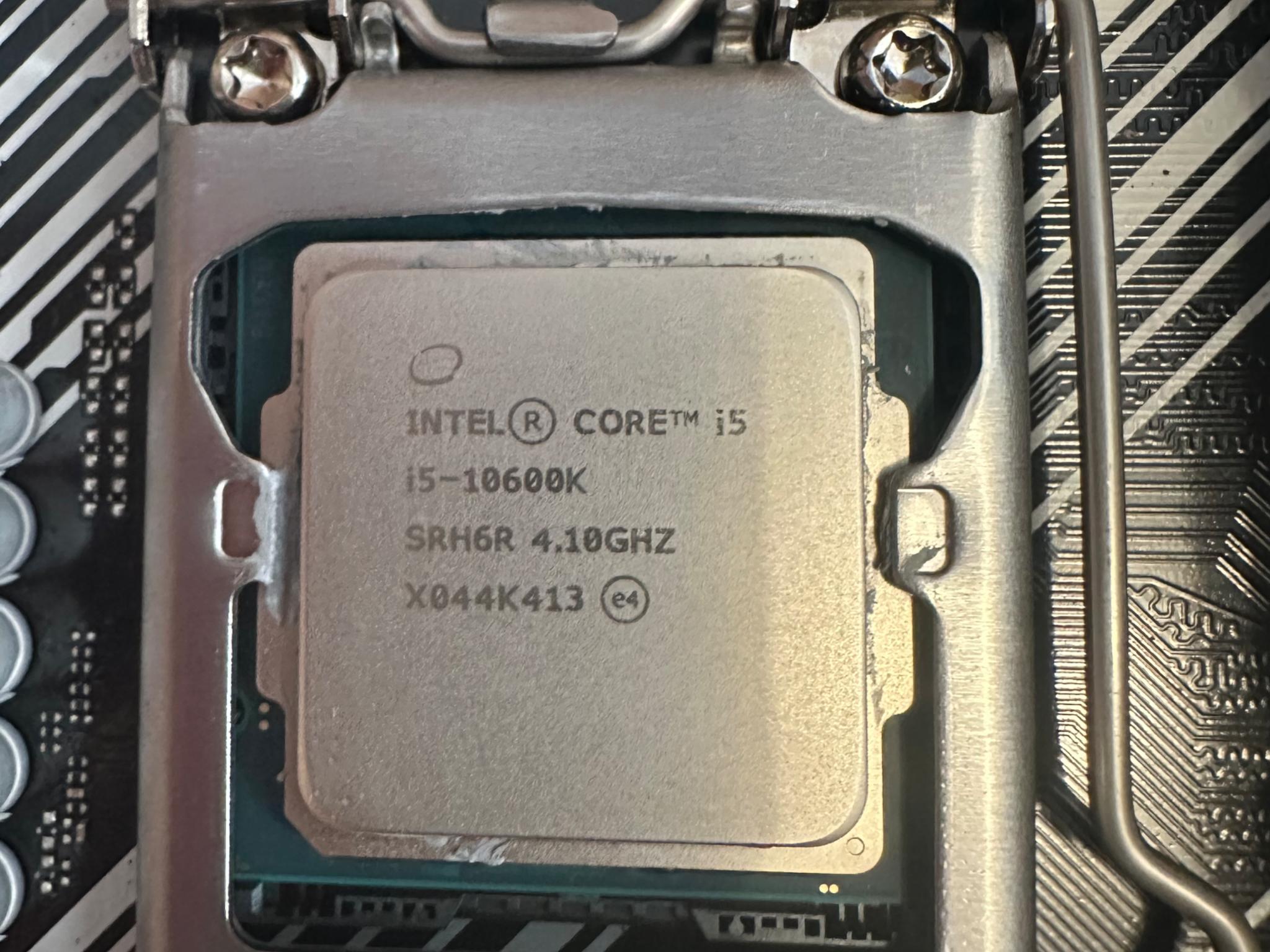 PC Part Bundle 10600k, Motherboard, and 16gb Ram