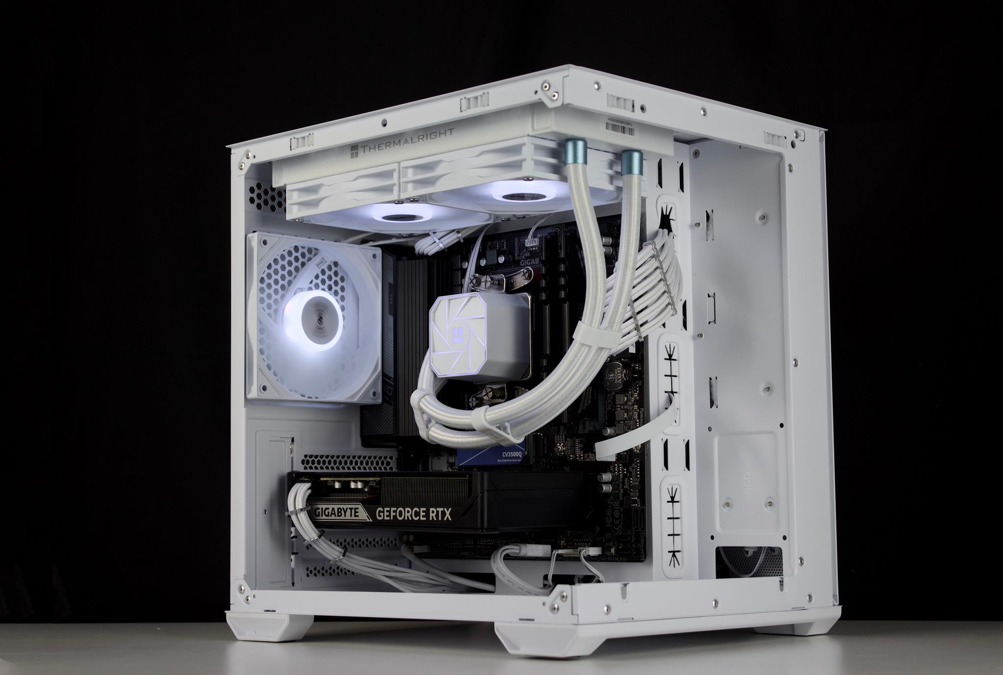🧊❄️🧊 White Gaming PC – RTX 5060 TI, Ryzen 7 5700X, 32GB RAM, 1TB SSD - WiFi, BlueTooth 🧊❄️🧊