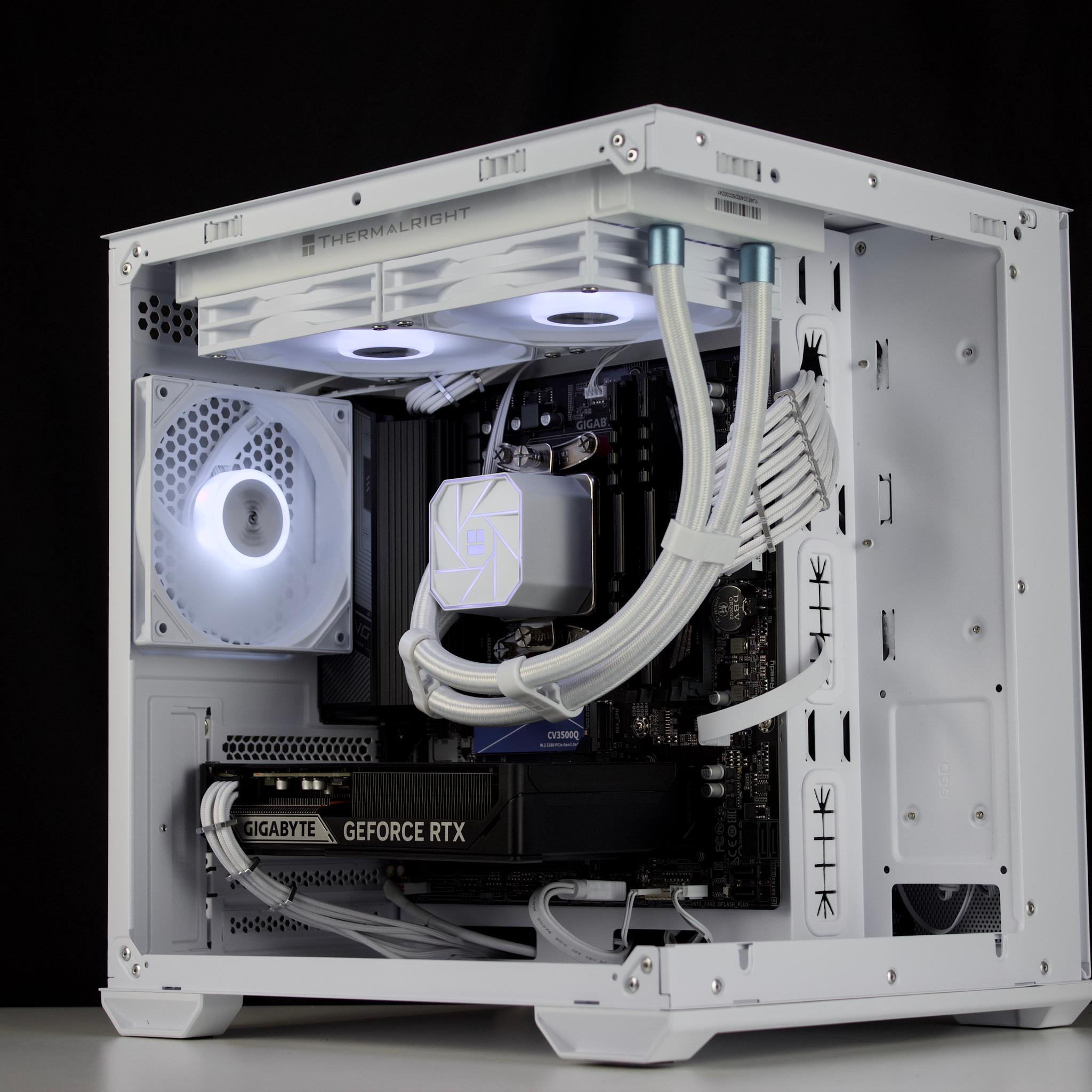🧊❄️🧊 White Gaming PC – RTX 5060 TI, Ryzen 7 5700X, 32GB RAM, 1TB SSD - WiFi, BlueTooth 🧊❄️🧊