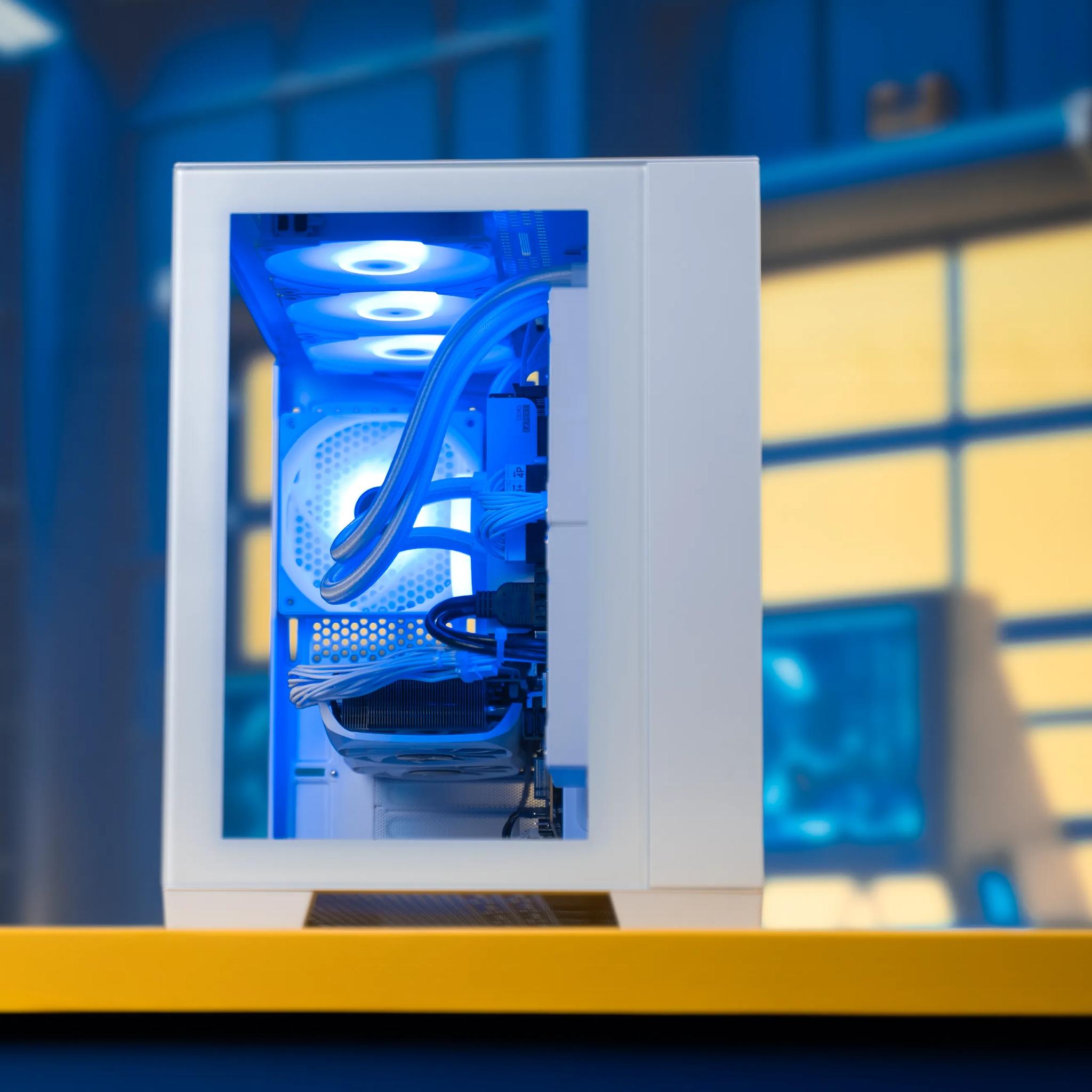 “Cypheroso” RTX 4070 Ryzen 5 7600 32GB Windows 11 2TB 4K Workstation Gaming PC