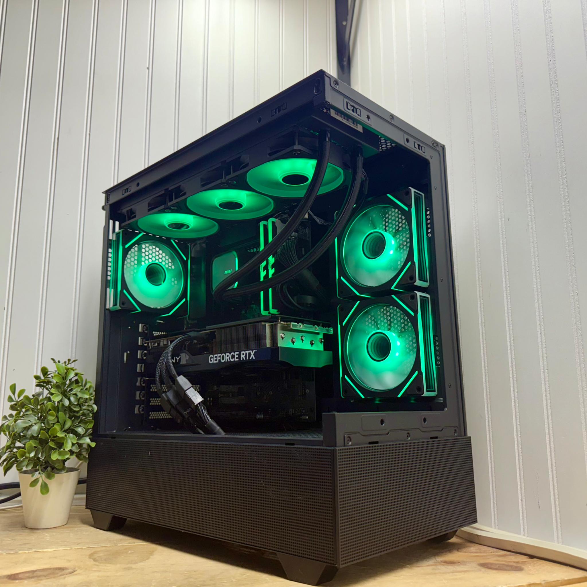 Shadow Stalker  i9-13900KF | RTX 5070 Ti | 64g DDR5 | Z790 | 2TB NVMe | 360 AIO | 1600 watt EVGA