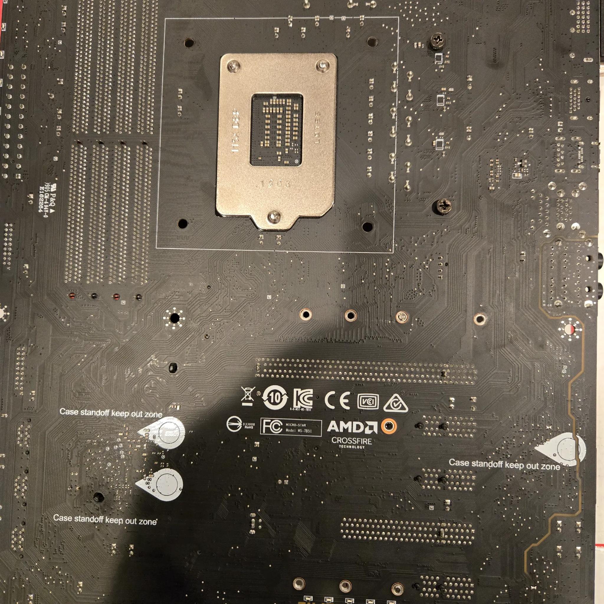 4 Item Bundle - Intel i7 - MSI MPG Z390 Gaming Plus - Intel CPU Cooler - Asus WIFI Card - All Tested