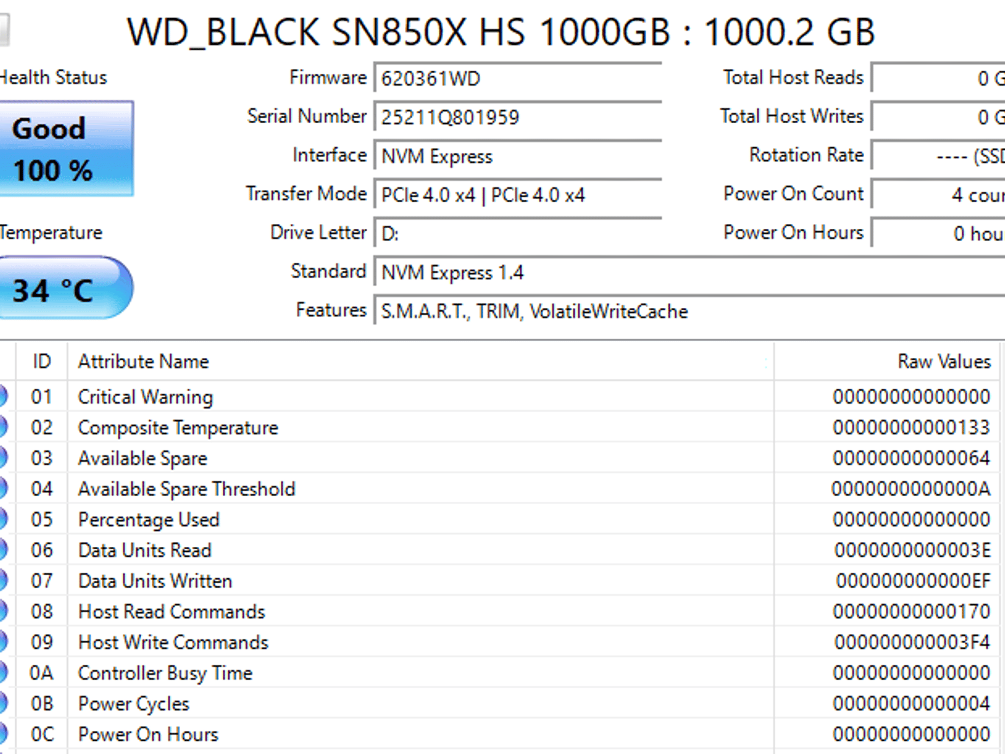 *BNIB* WD BLACK SN850X 1TB NVMe SSD | WDS100T2XHE
