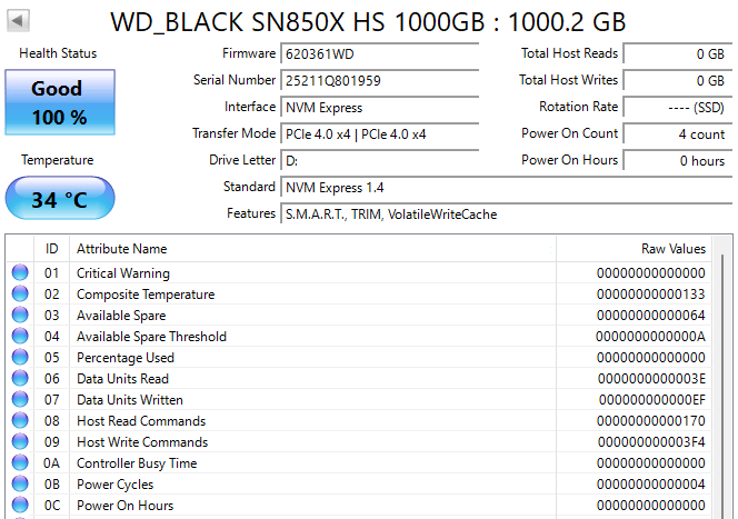 *BNIB* WD BLACK SN850X 1TB NVMe SSD | WDS100T2XHE