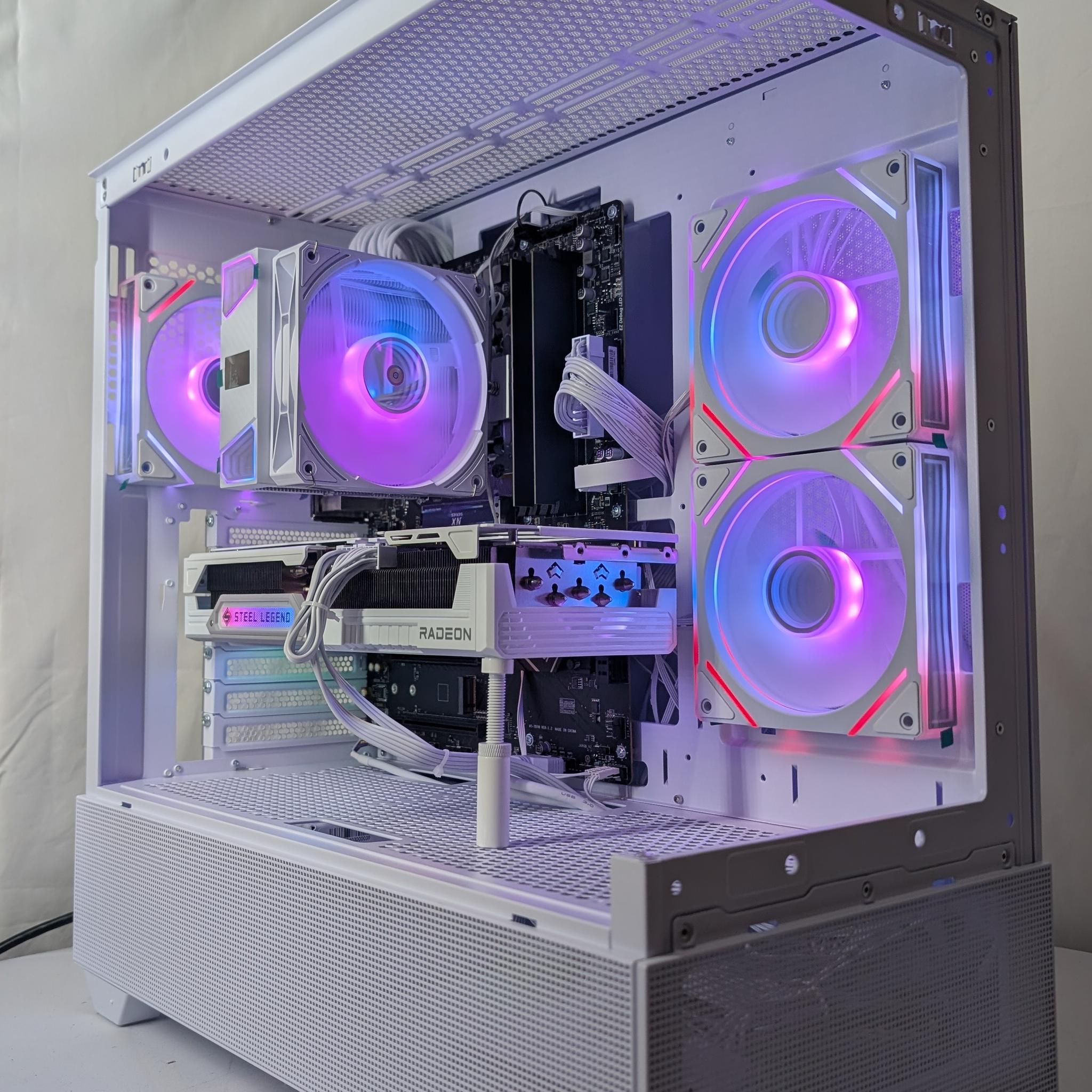 ALL WHITE | 9070XT 16GB | RYZEN 5 7500F | 1000W POWER SUPPLY