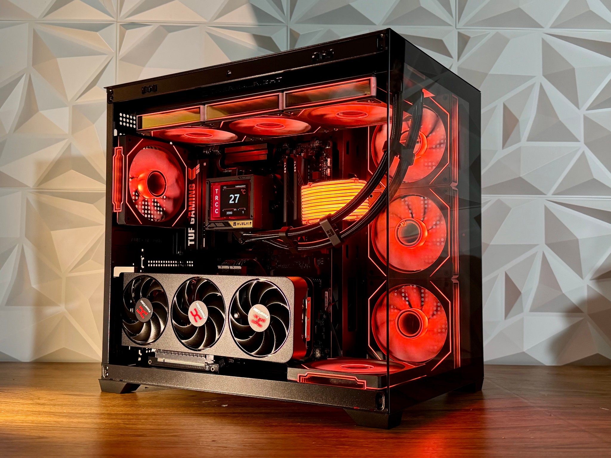 🔥RX 9070 XT | Ryzen  7900X/9800x3d | 32GB DDR5 | 1TB NVMe | LCD AIO | W11 Pro "Fireflare Phantom"🔥
