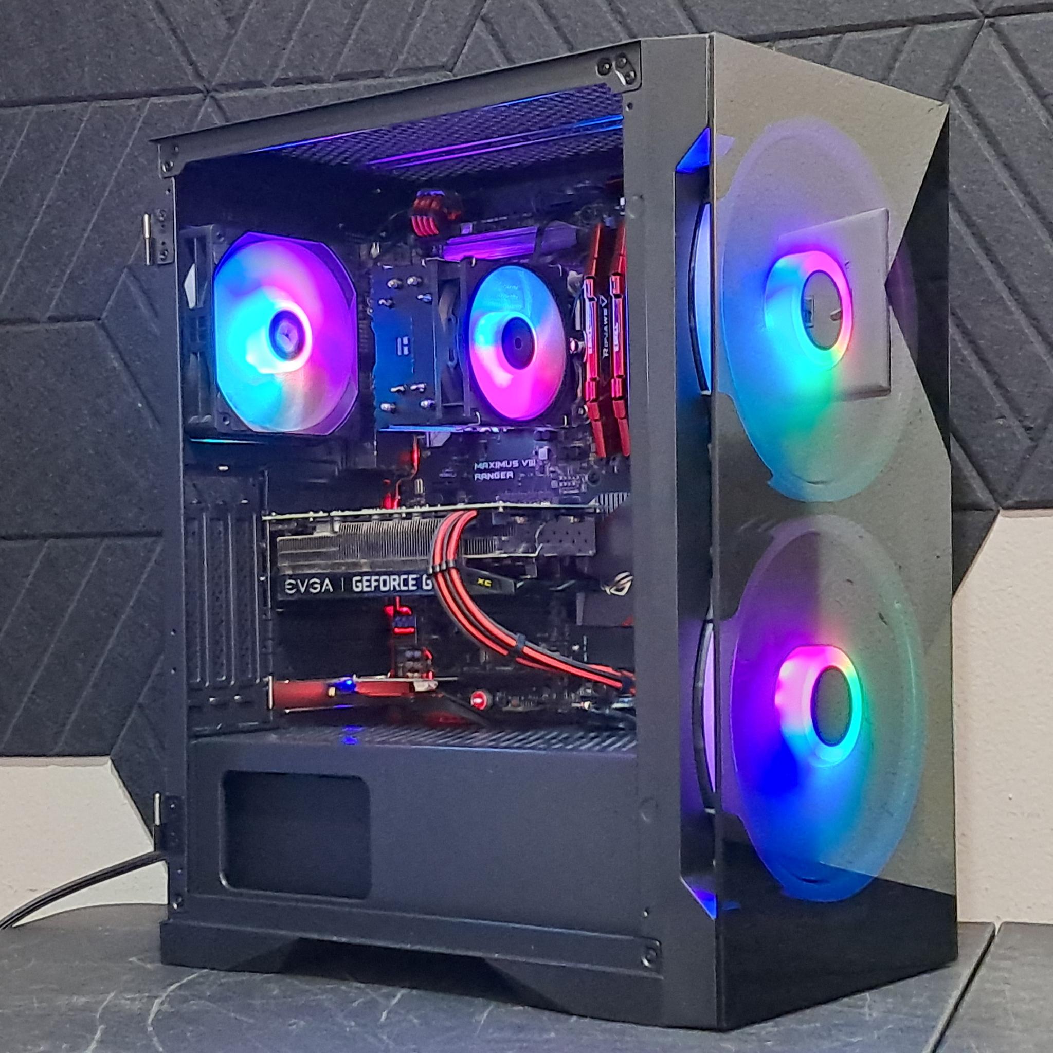🐦‍🔥Mad ROG Gaming PC🐦‍🔥Intel Core i7-6700 | GTX 1660 Ti | 16GB DDR4 | 750GB SSD | WiFi