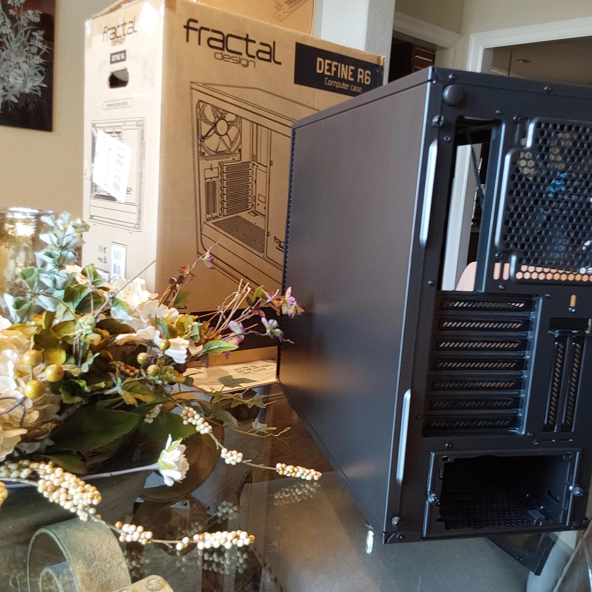 Fractal Design Define R6 - Mid Tower Computer Case - Gunmetal Grey, Tempered Glass