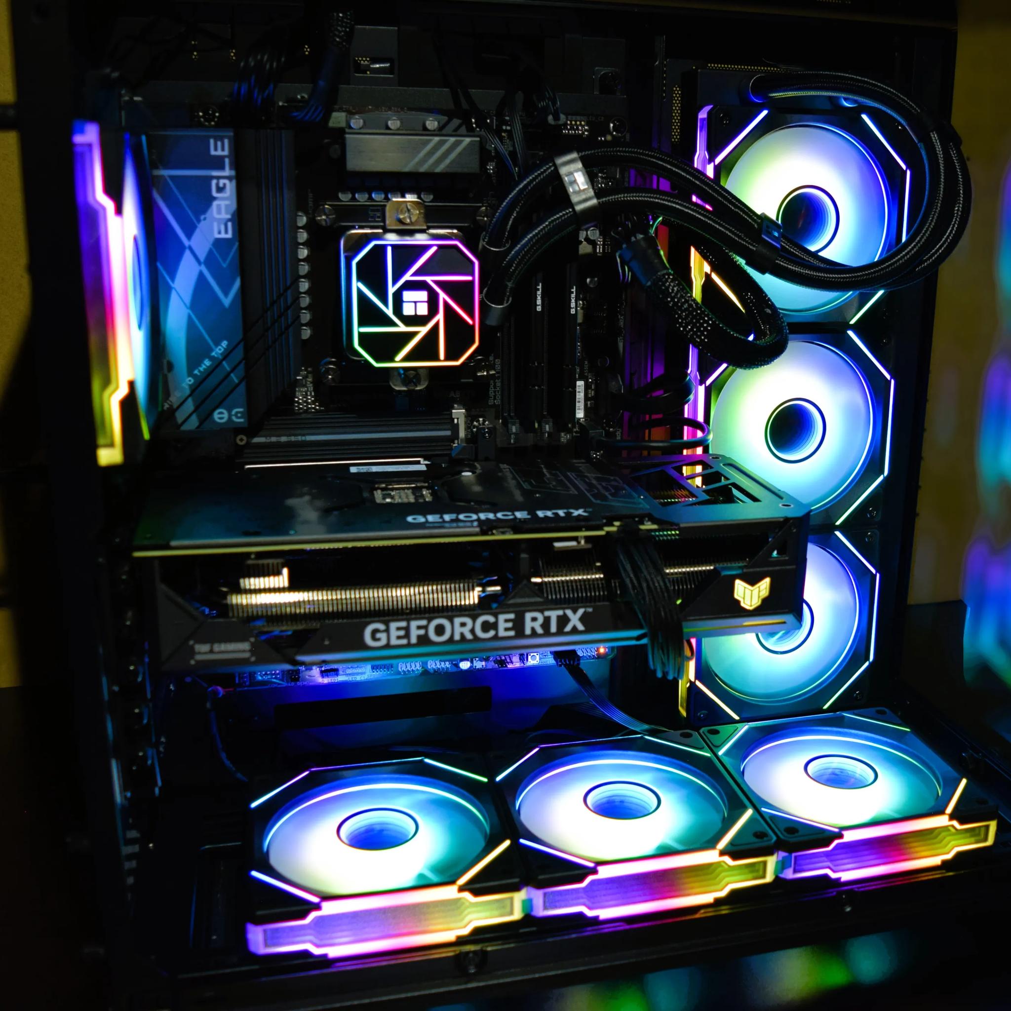 (NEW) 4K / 1440p Ultra Gaming PC All New Parts: Nvidia Asus Tuf 4070 | 1TB NVME |...