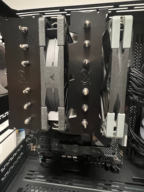 Scythe Fuma 2 Rev.B CPU Air Cooler, Intel LGA1700, LGA1151, AMD AM4/Ryzen 120mm, Dual Towers Black
