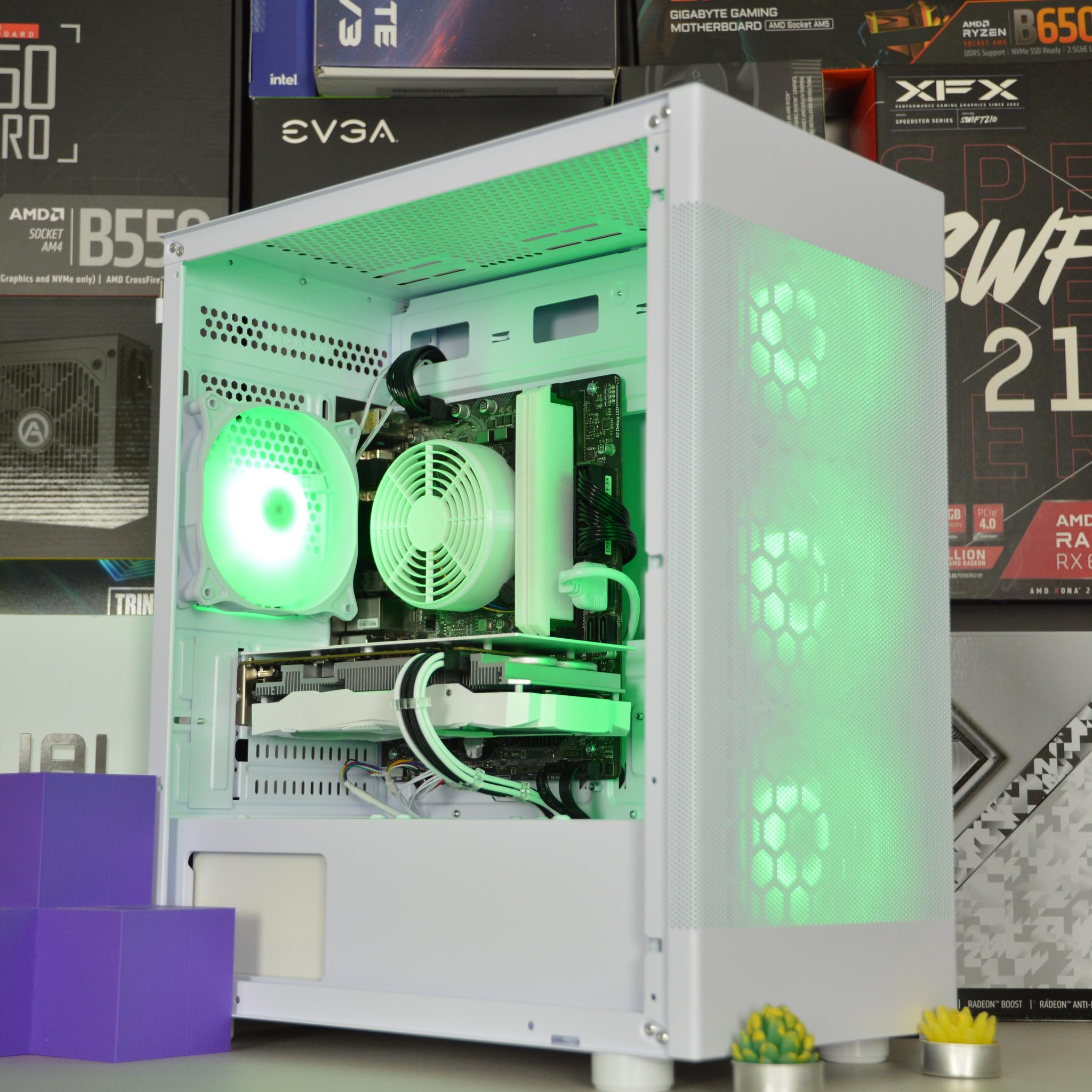 🧊🧊| RTX 2060 SUPER 6GB | INTEL i5-9500 | 16GB DDR4 RAM | 256 GB SSD + 1 TB HDD | Ice Box |
