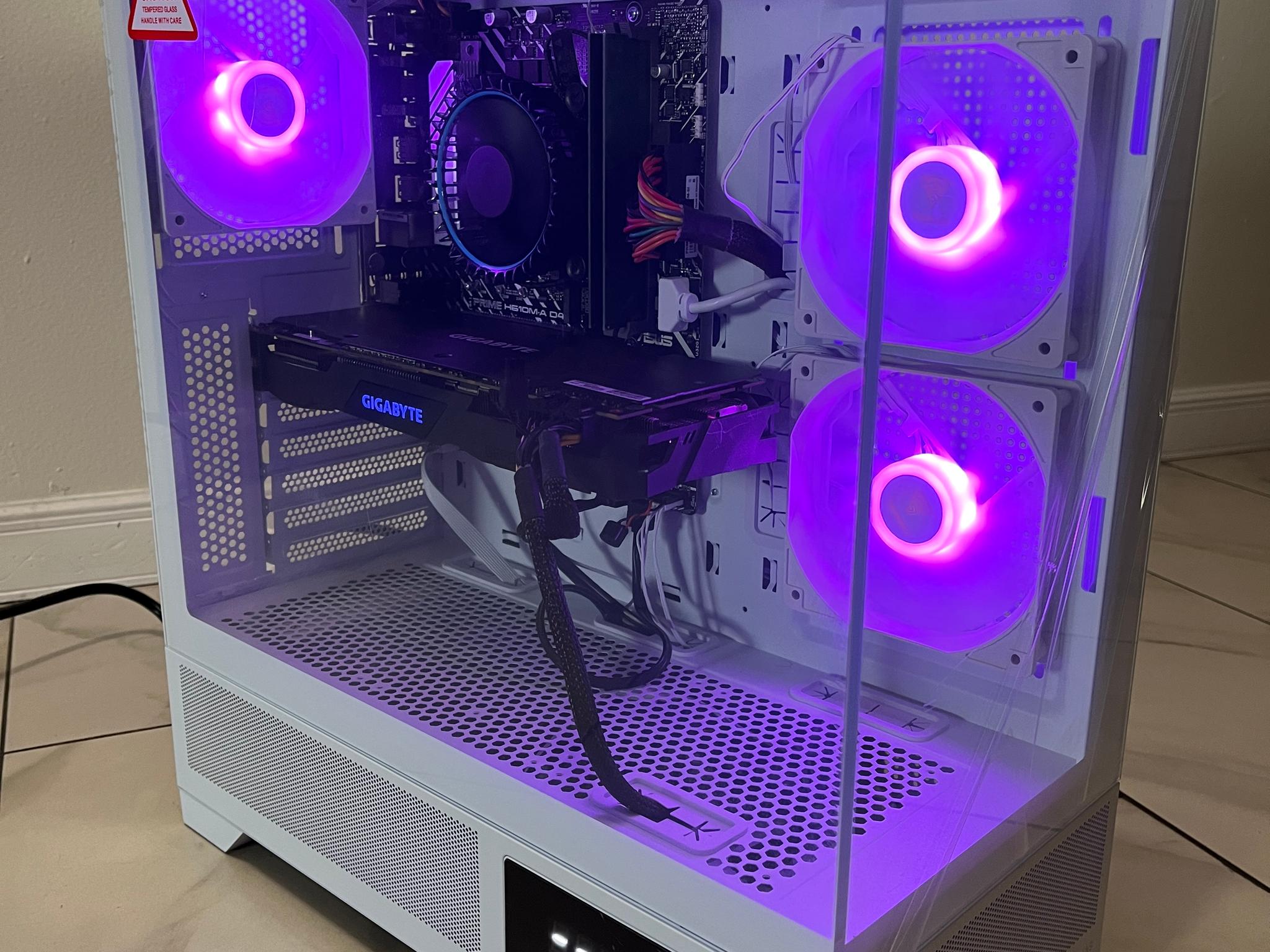 NVIDIA RTX 2070, Intel Core i3-12100, 16GB RAM, 4.2 TB Storage, High FPS Gaming PC w/Wi-Fi & BT