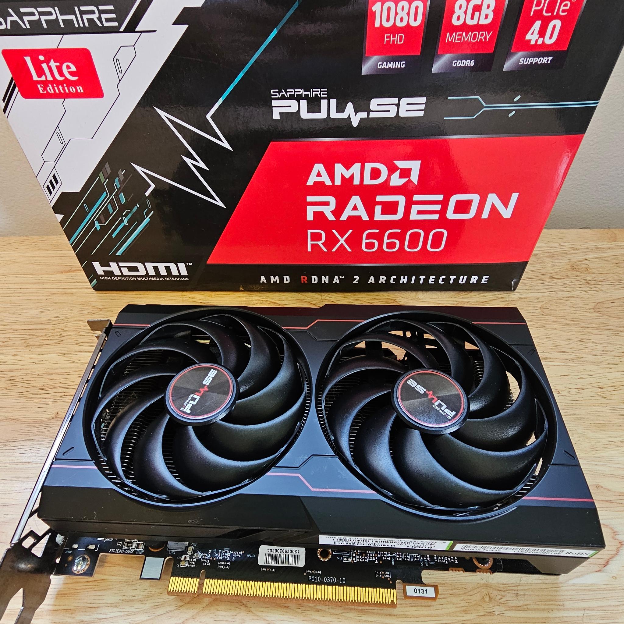 SAPPHIRE PULSE LITE EDITION Radeon RX 6600