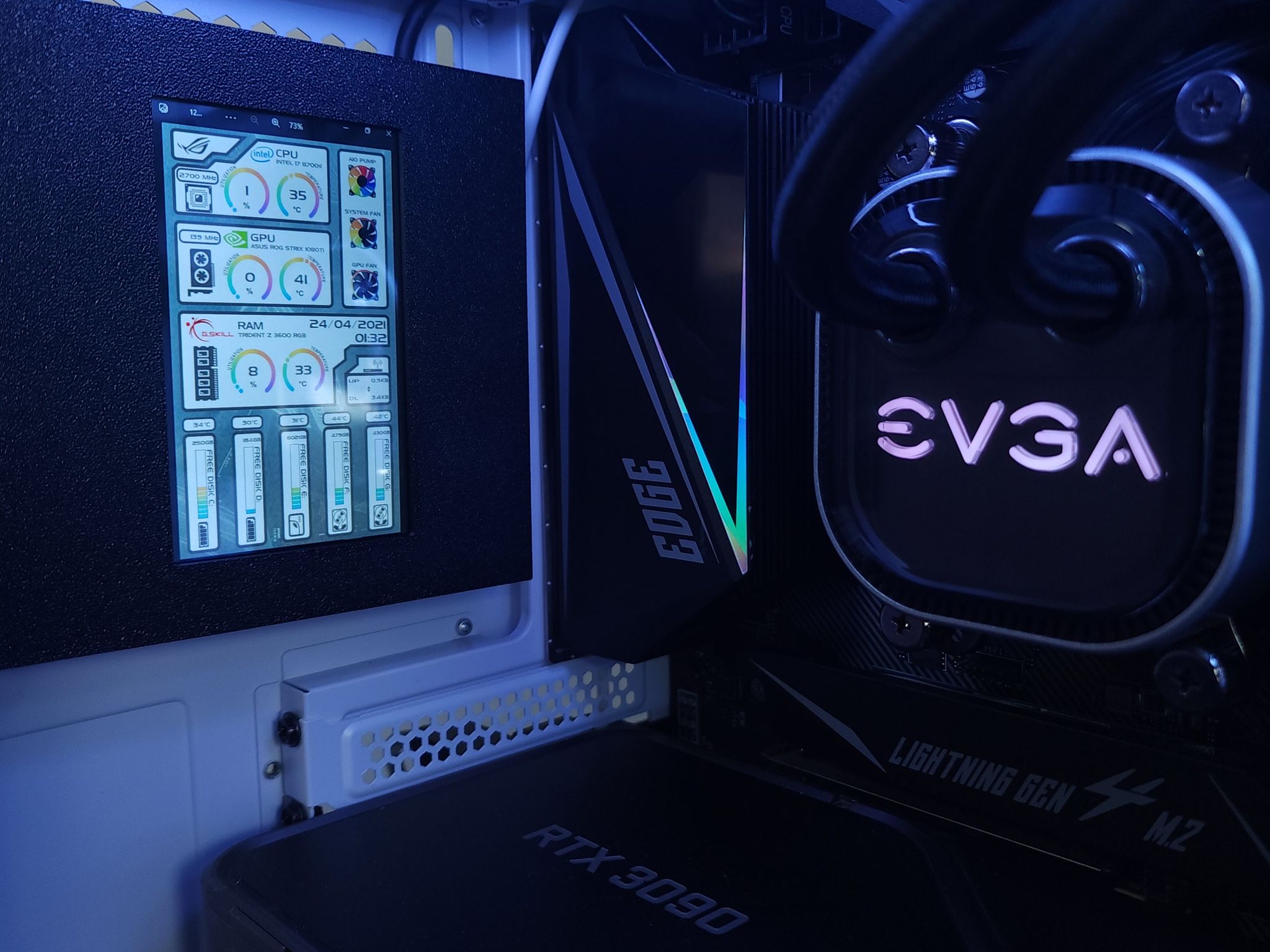 💙🤍RTX 3090 | Ryzen 9 5900X | 32GB 3200MHz | 1TB NVMe Gen 4