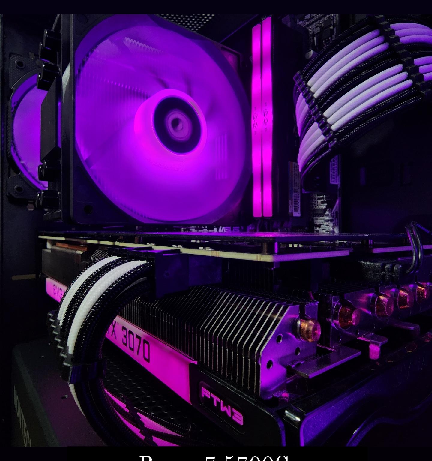 🖤💜🖤 RTX 3070 FTW3 // AMD Ryzen 7 5700G // Zenith 16GB 3200MHz