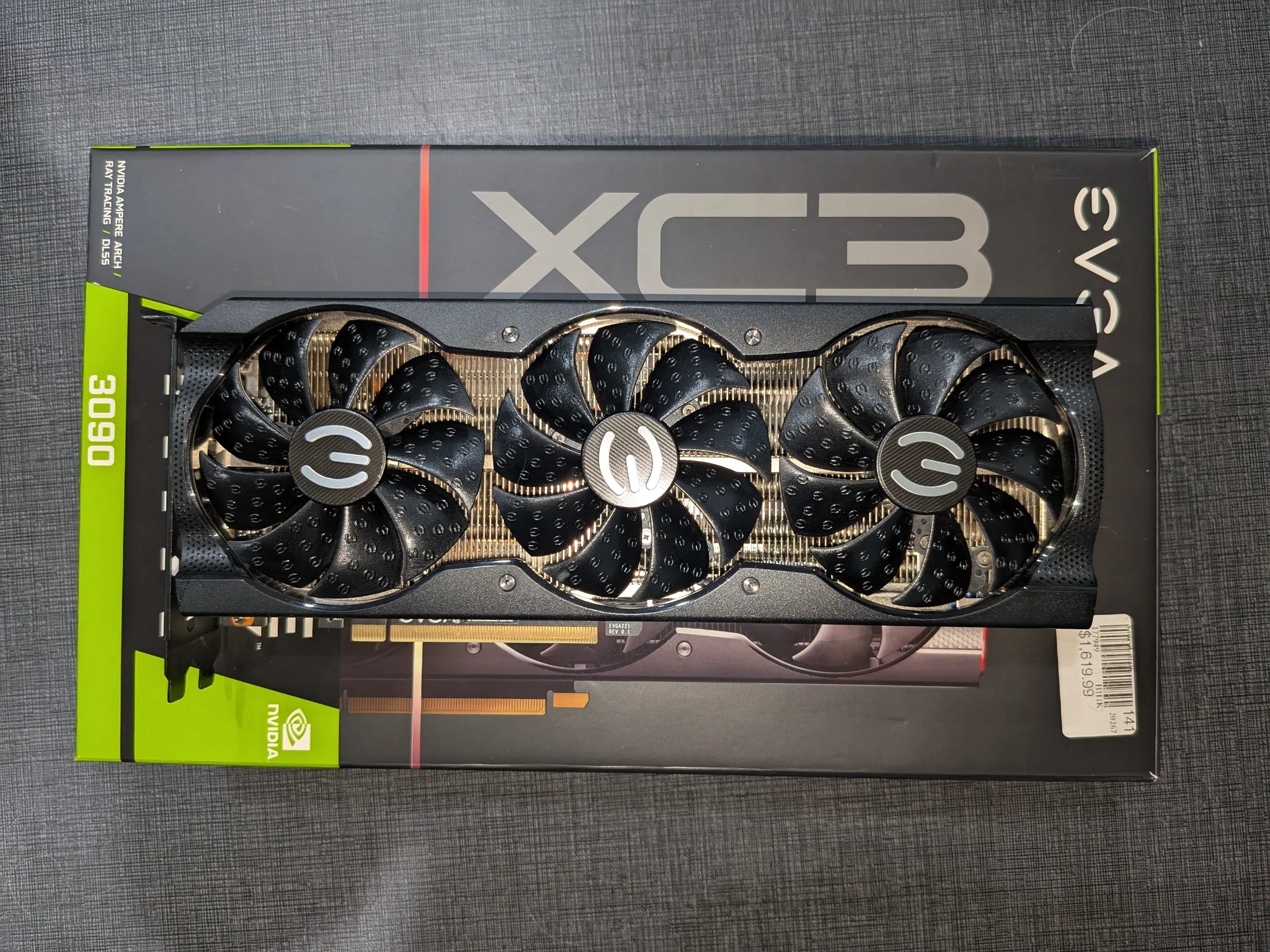 EVGA GeForce RTX 3090 XC3 Ultra 24GB GDDR6X - Used, In Original Box