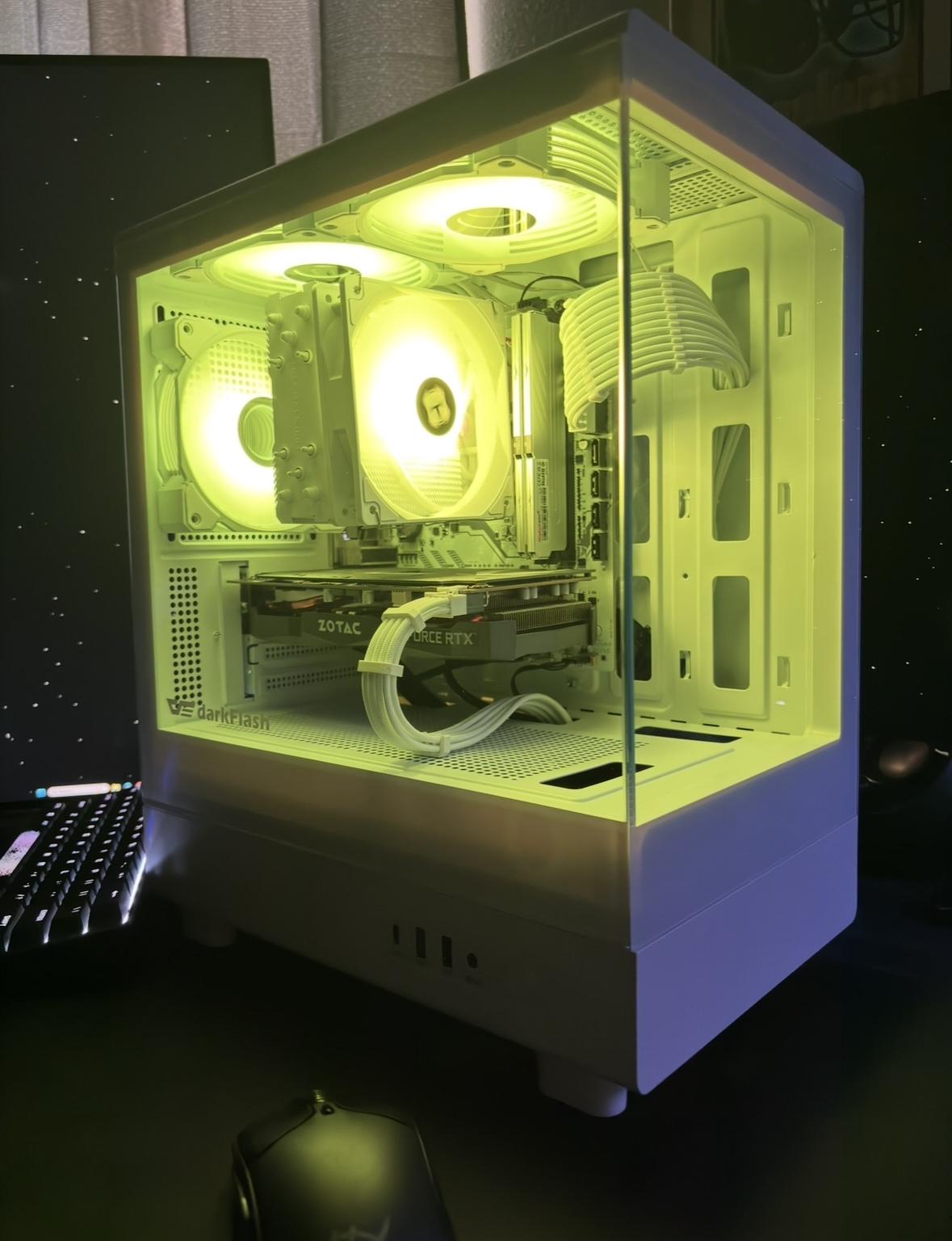 🧊 Frostbyte White RGB Gaming PC | Ryzen 5 3600 + RTX 2060 | Clean & Powerful 🎮