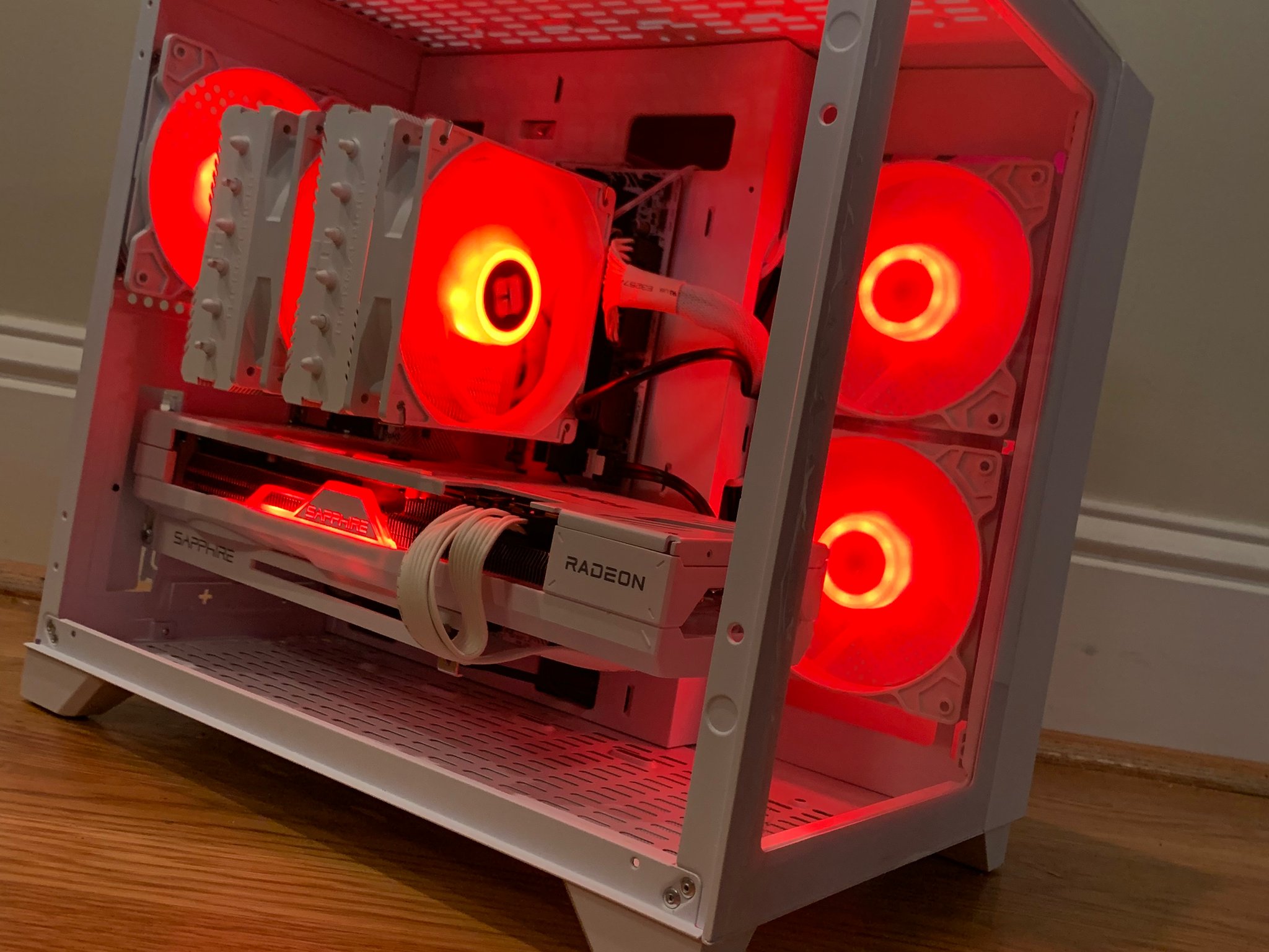 NEW RX 7700 XT i5 12600KF 32GB DDR5 1440p GAME/STREAMING PC 1000GB SSD WHITE ARGB WINDOWS 10 CUSTOM