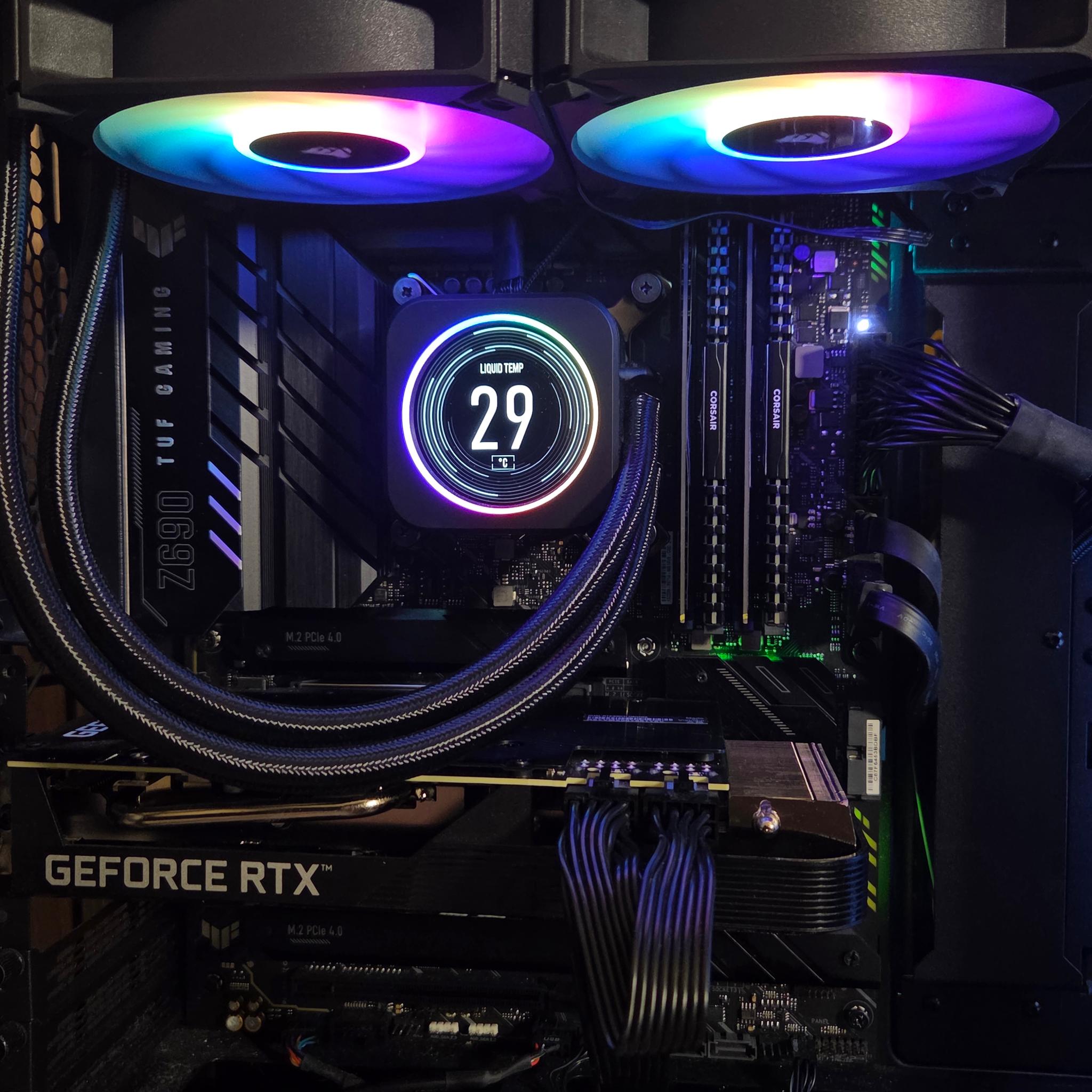 Gaming PC | RTX 3060TI | LCD | NVME | 32GB DDR4 | Z690 | Windows 11 | WIFI