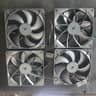 4 CORSAIR RS140 140mm PWM Fans