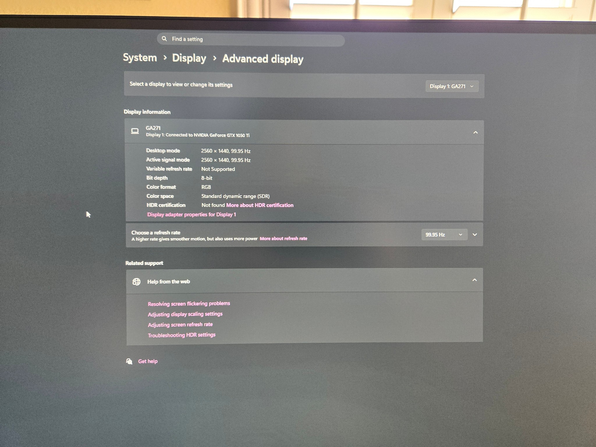 Cooler Master GA271 Monitor 27" (1440p/100Hz)